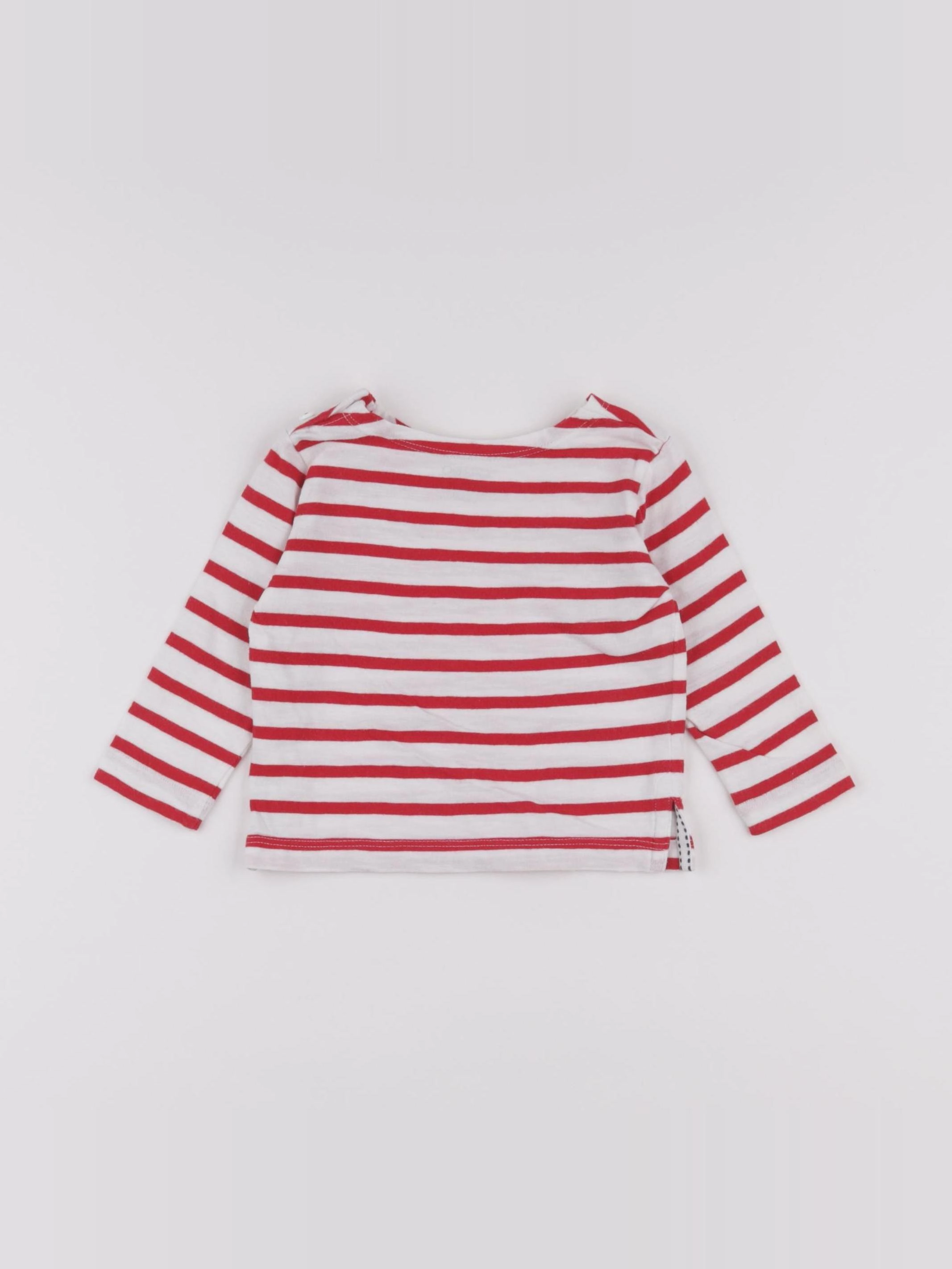 Boutchou - tee-shirt rouge - 6 mois
