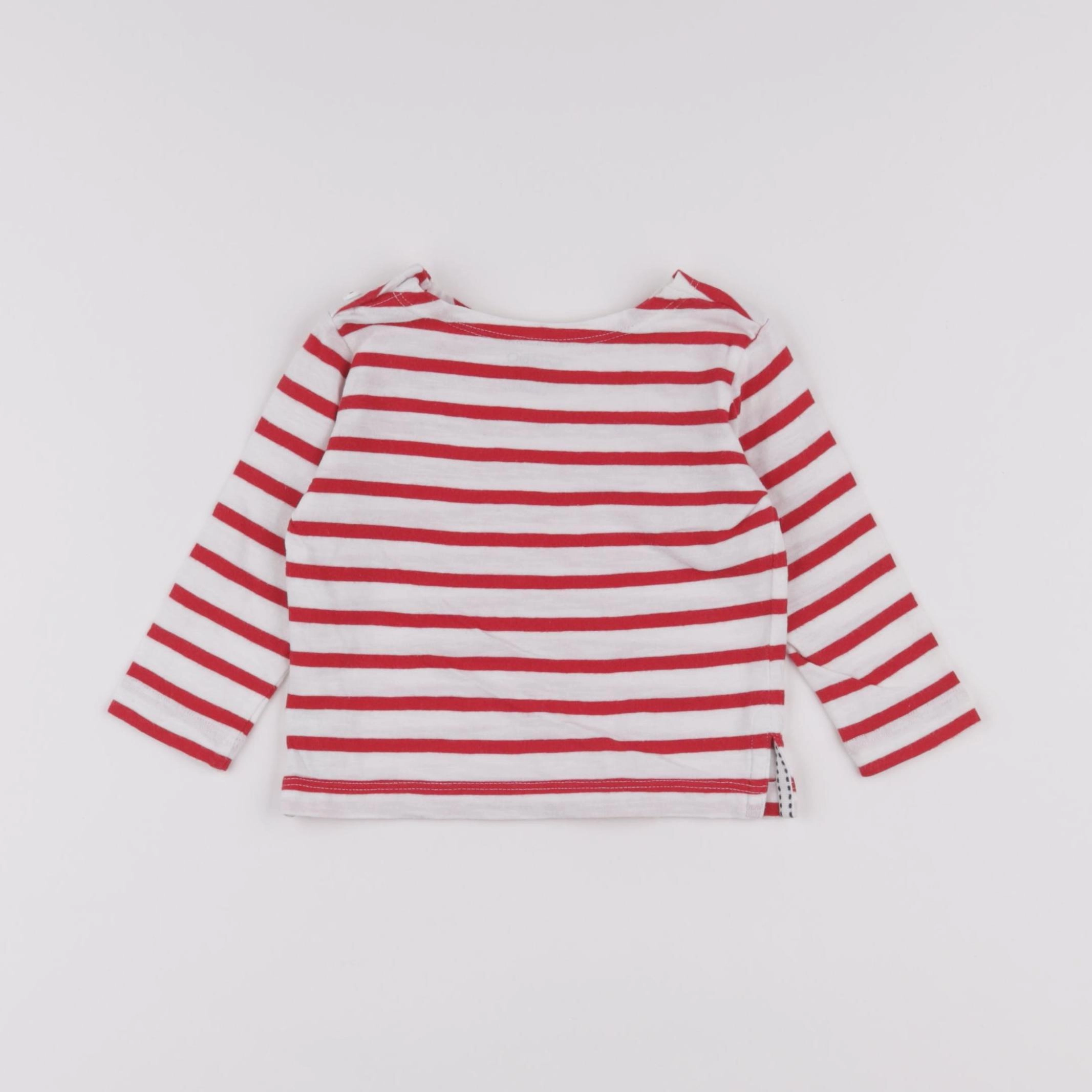 Boutchou - tee-shirt rouge - 6 mois