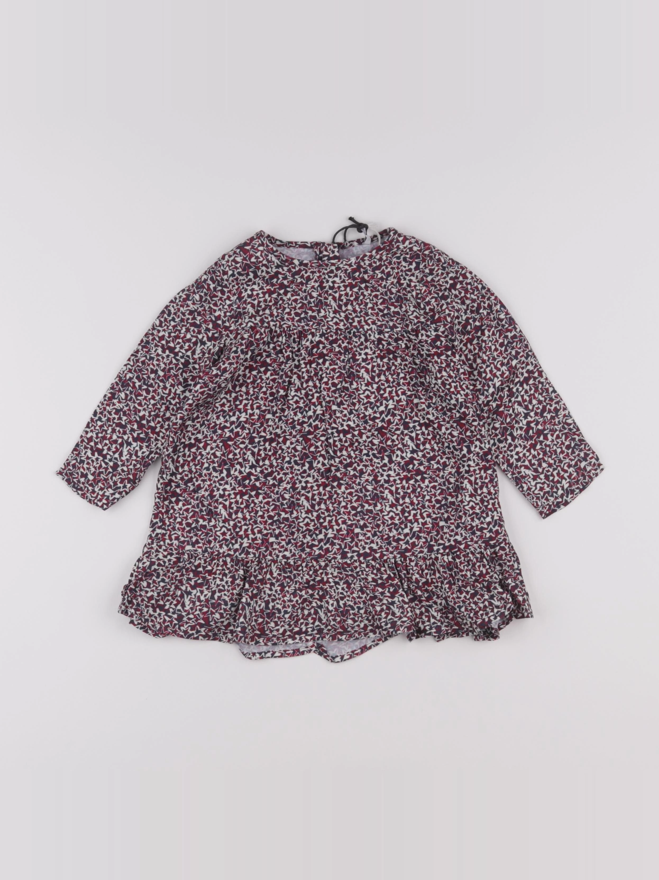 IKKS - robe rouge - 12 mois