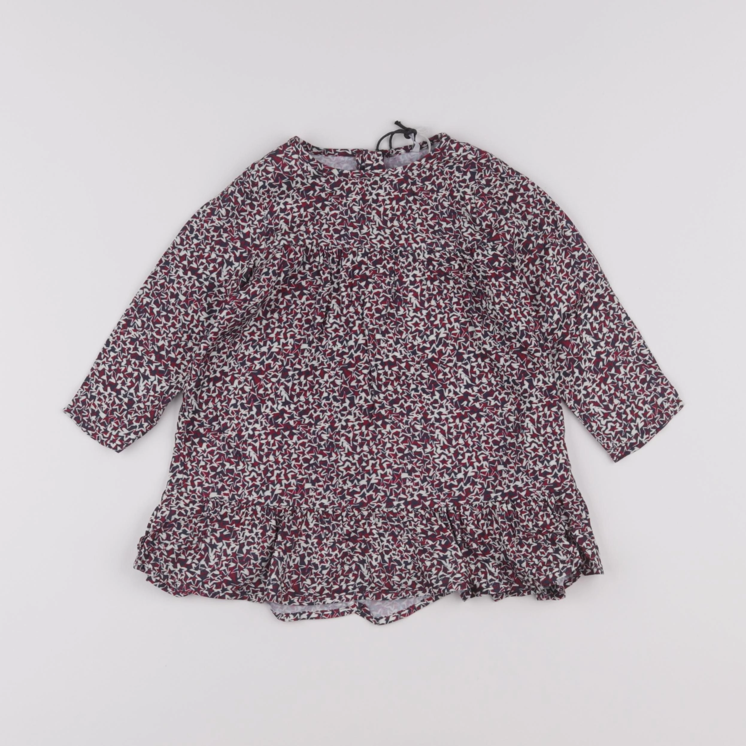 IKKS - robe rouge - 12 mois