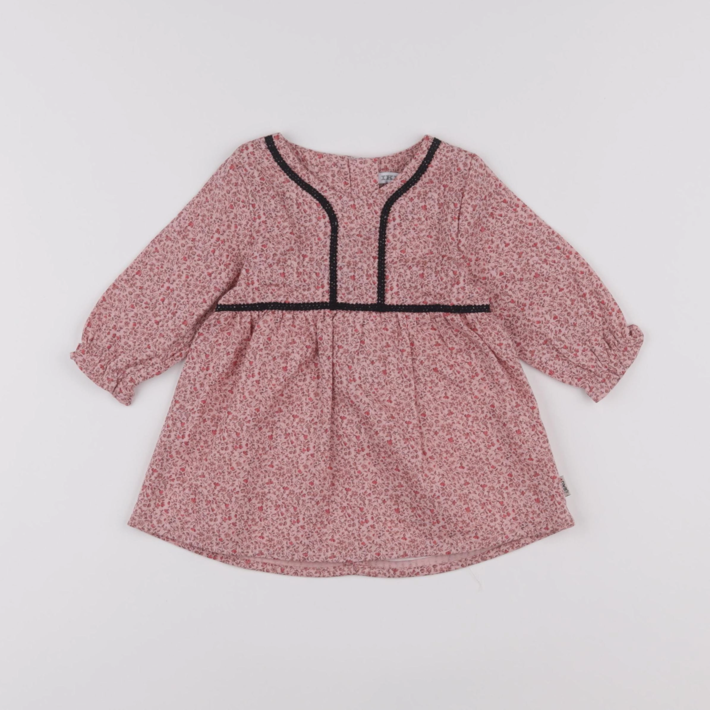 IKKS - robe rose - 6 mois