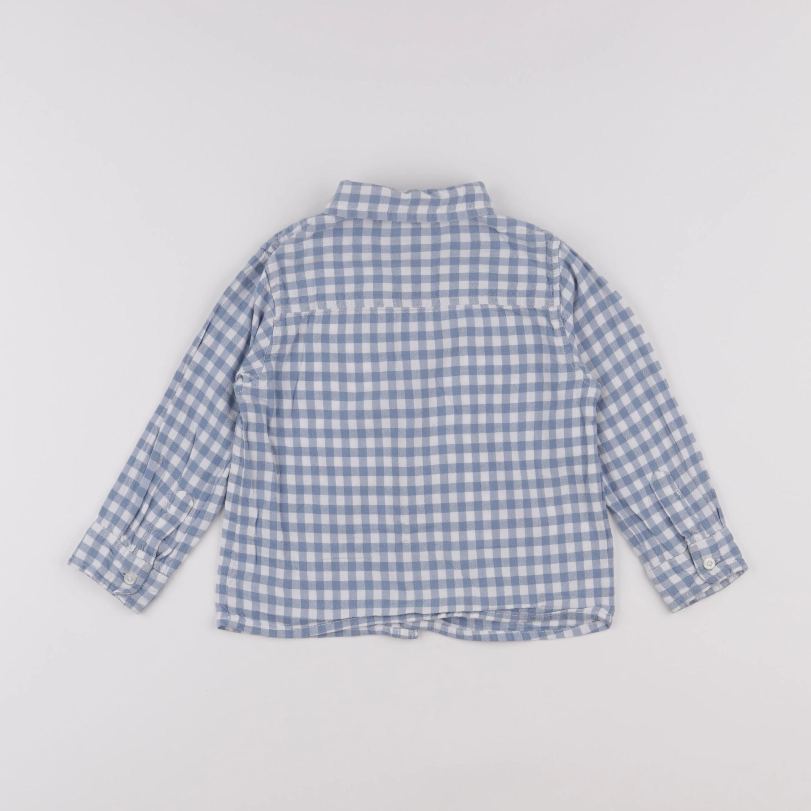 Mango - chemise bleu - 2/3 ans