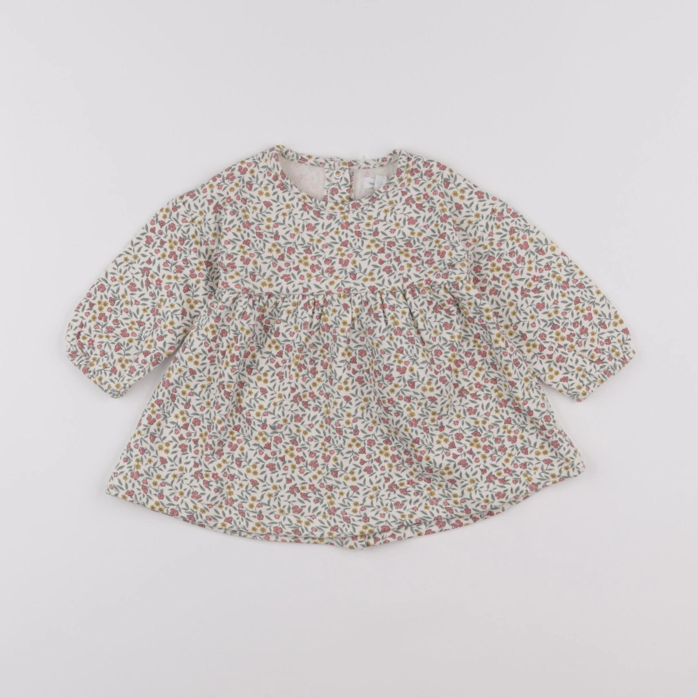 Vertbaudet - robe vert - 6 mois