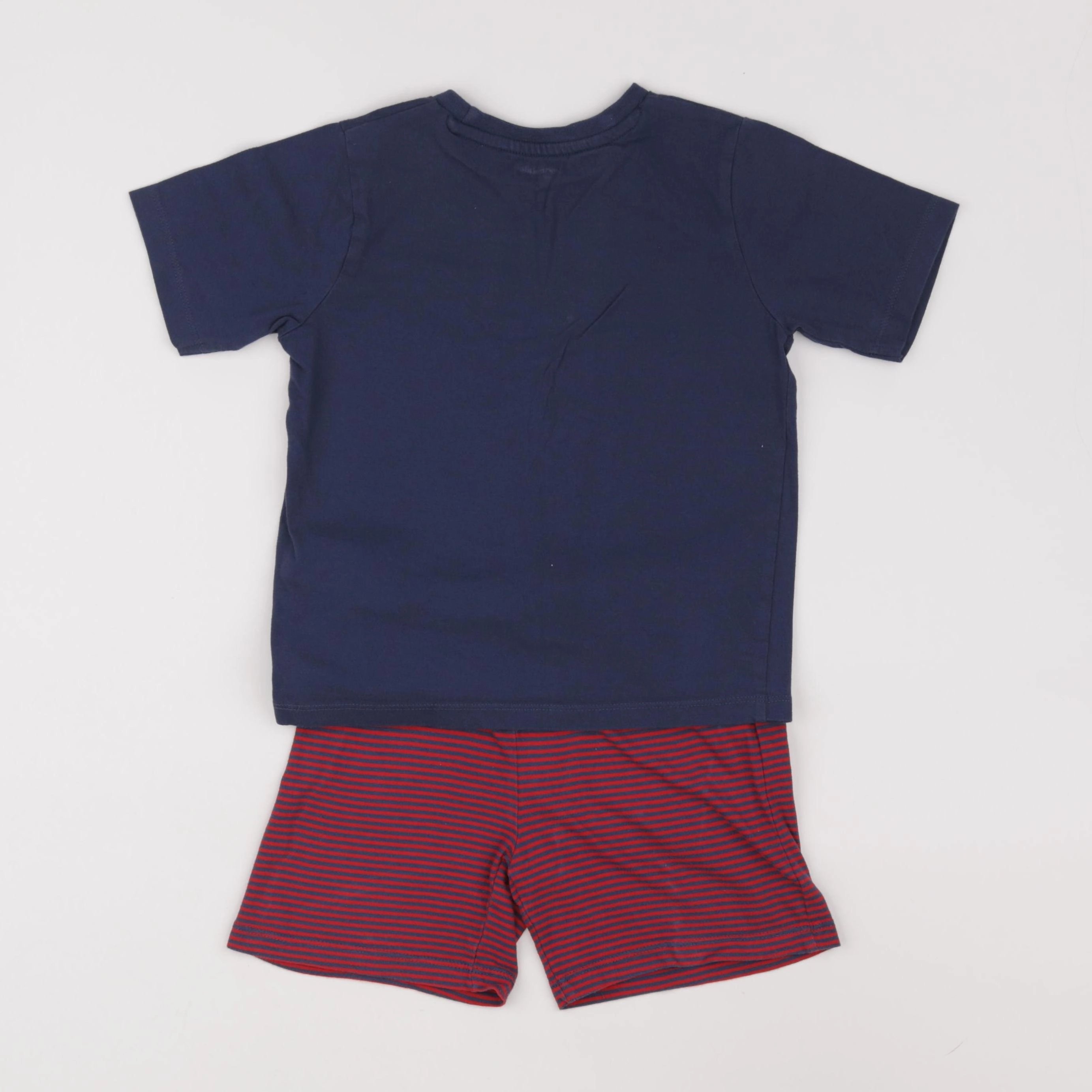 Vertbaudet - pyjama coton bleu - 5 ans
