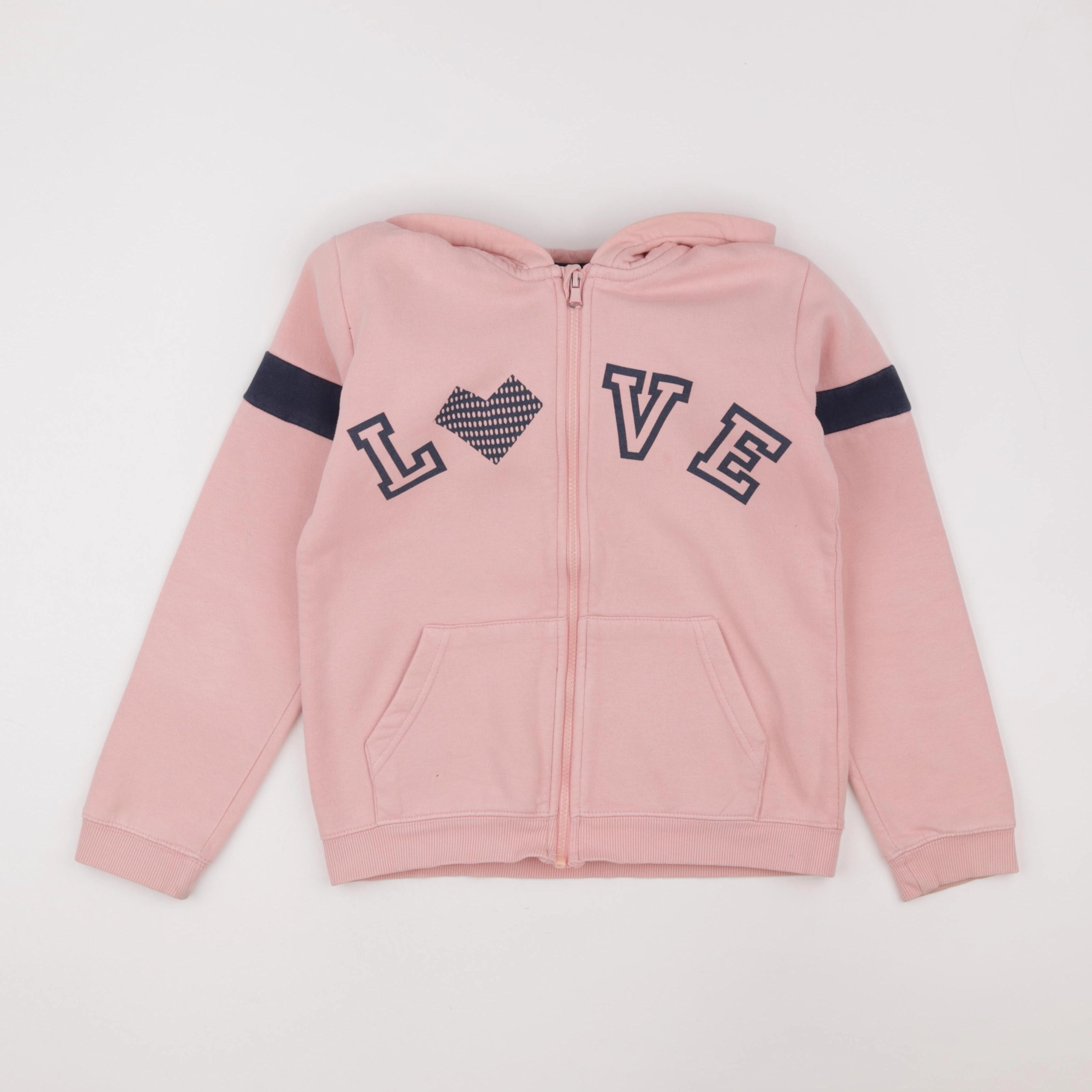 Vertbaudet - sweat rose - 12 ans