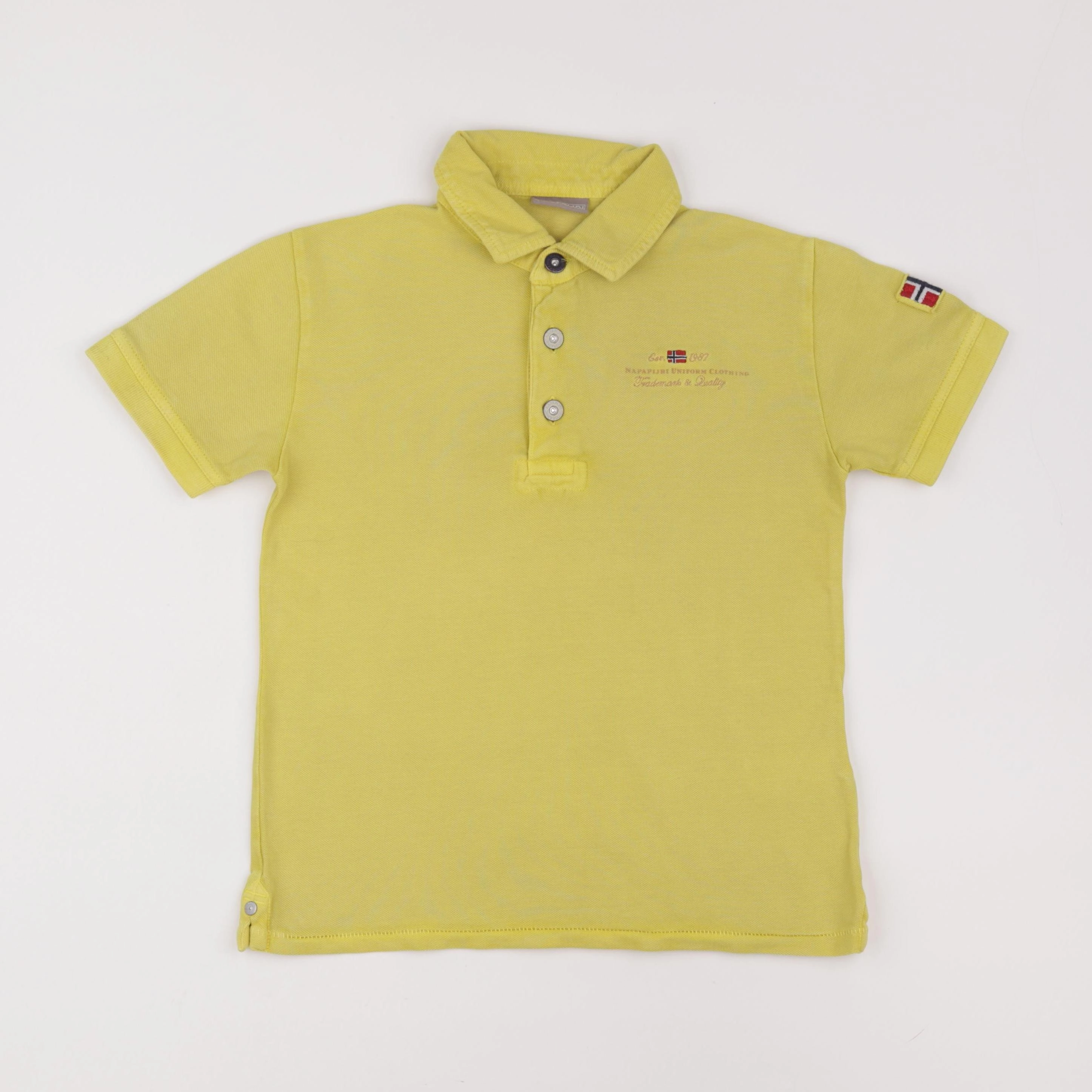 Napapijri - polo jaune - 10 ans