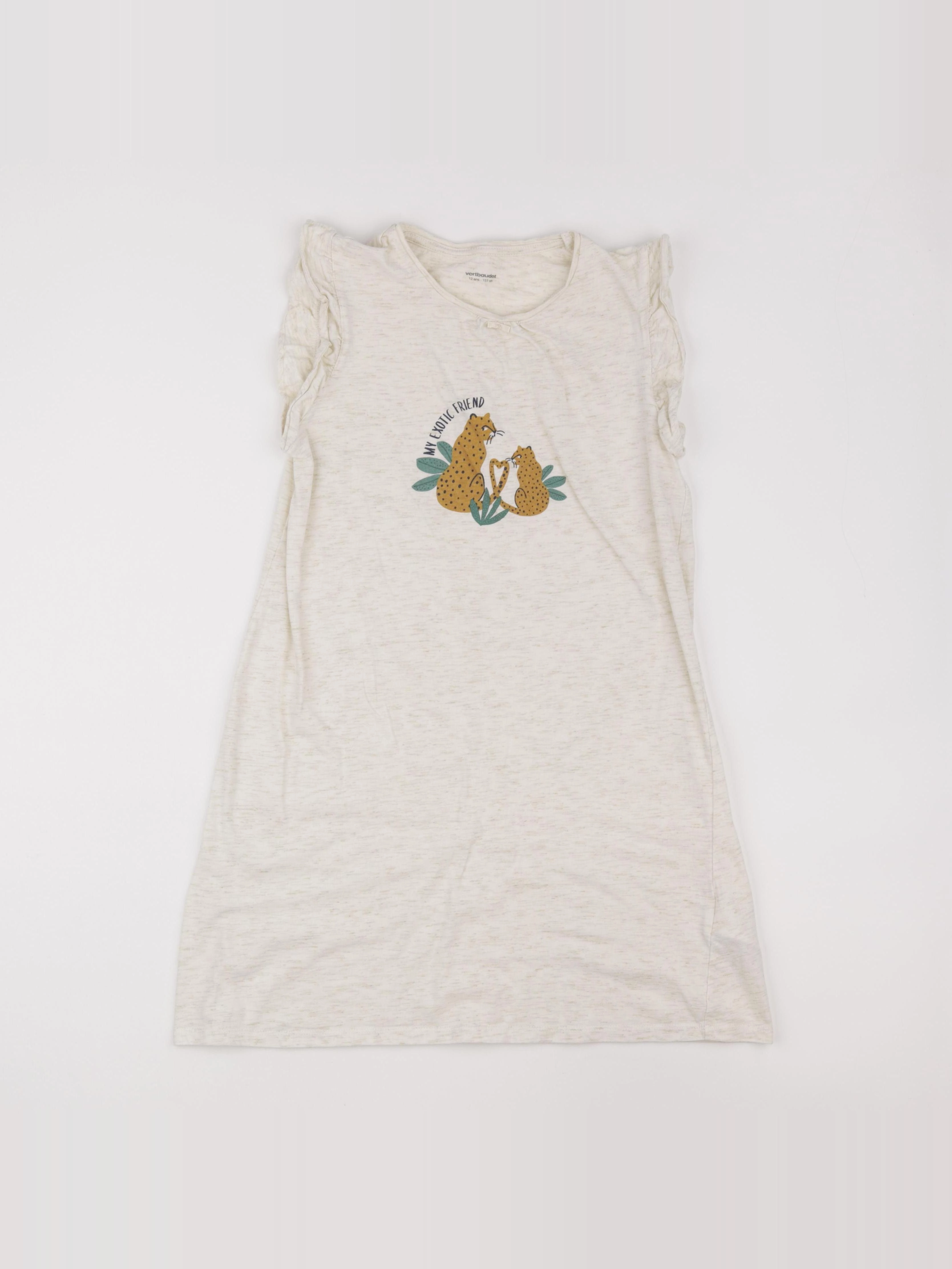 Vertbaudet - robe beige - 12 ans