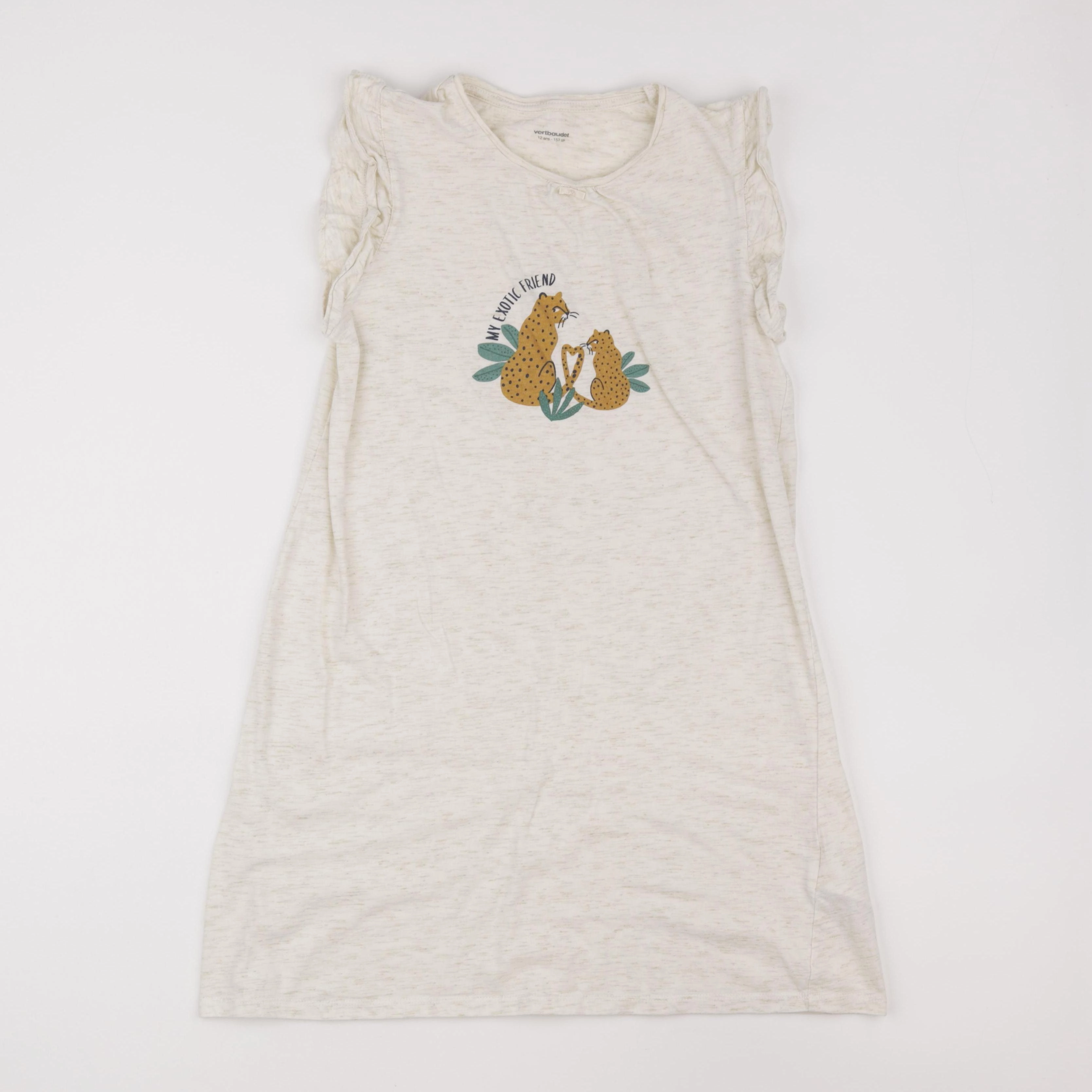 Vertbaudet - robe beige - 12 ans