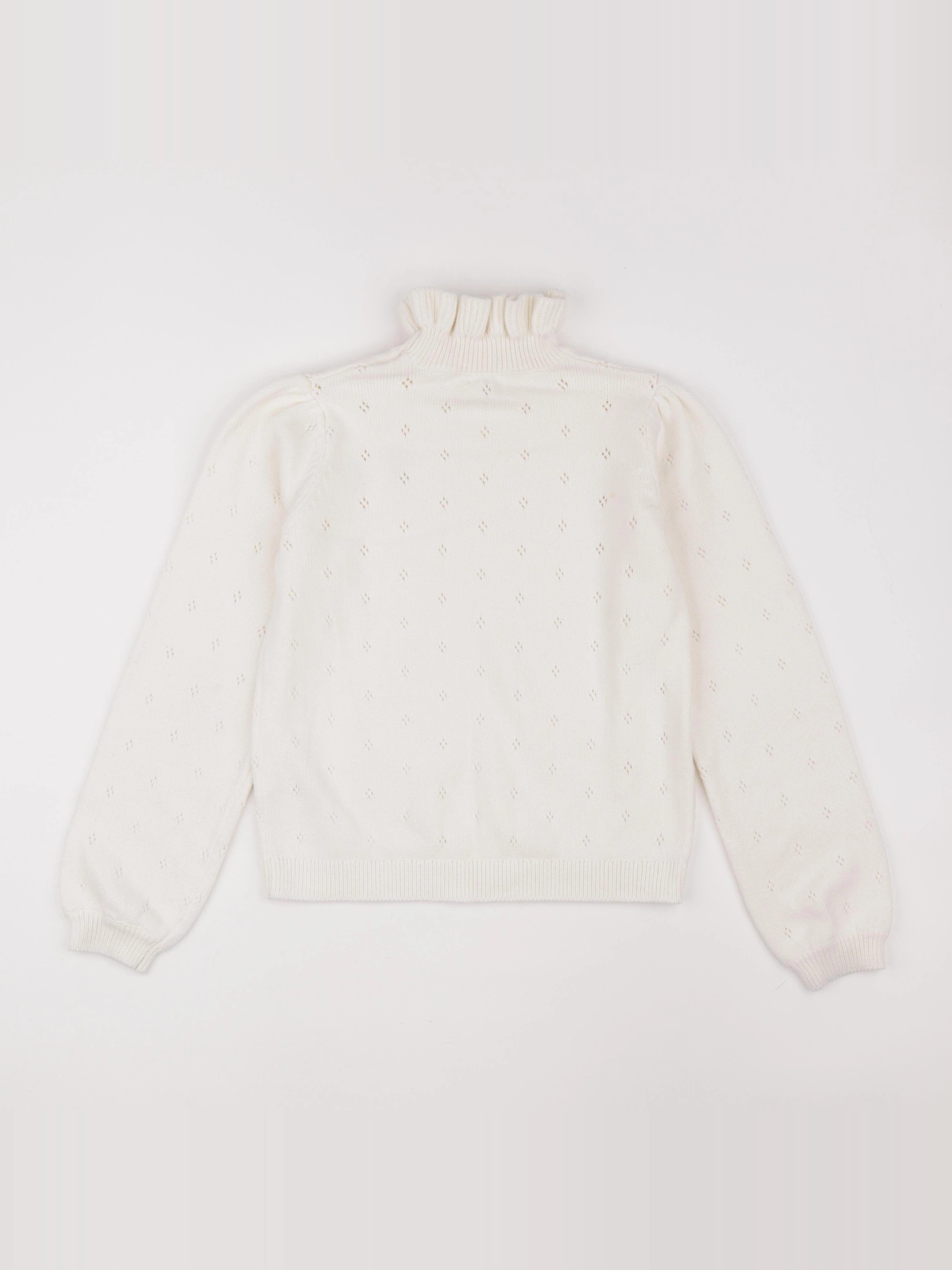 Vertbaudet - pull beige - 12 ans