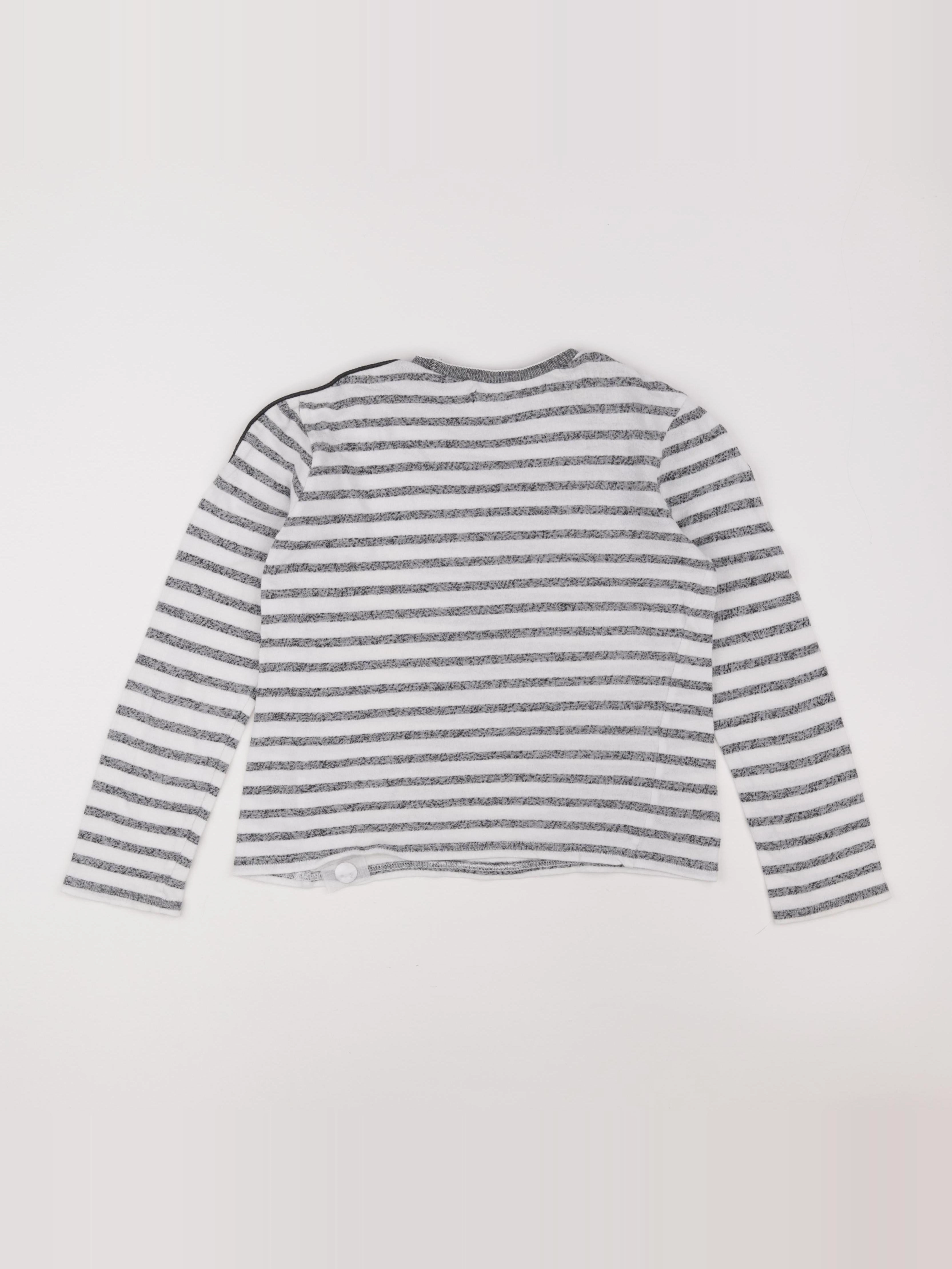 IKKS - tee-shirt blanc, noir - 12 ans