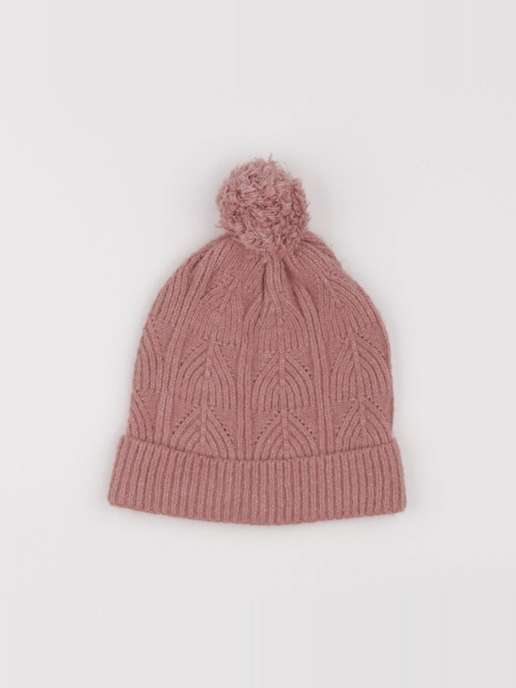 Vertbaudet - bonnet rose - 12/14 ans