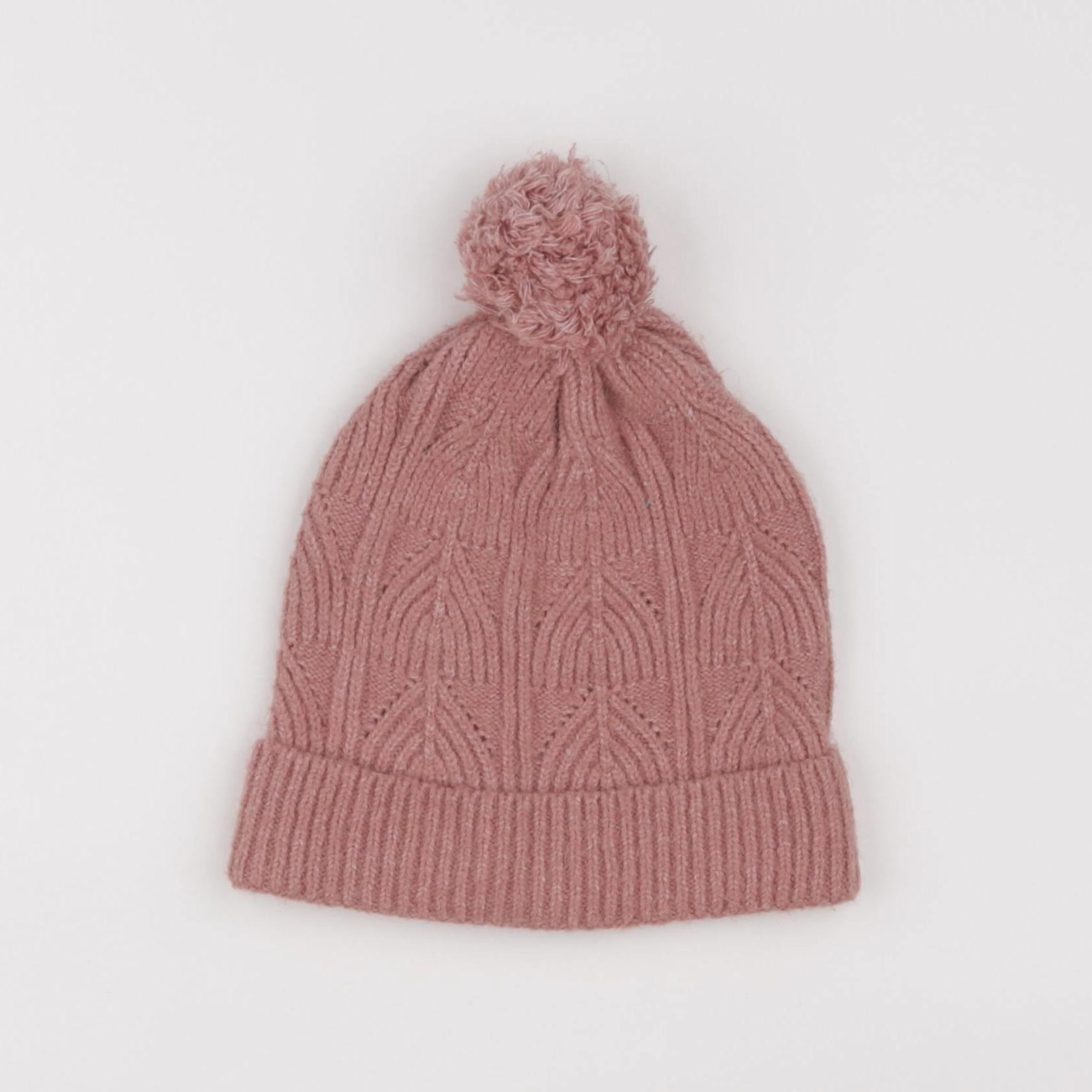 Vertbaudet - bonnet rose - 12/14 ans