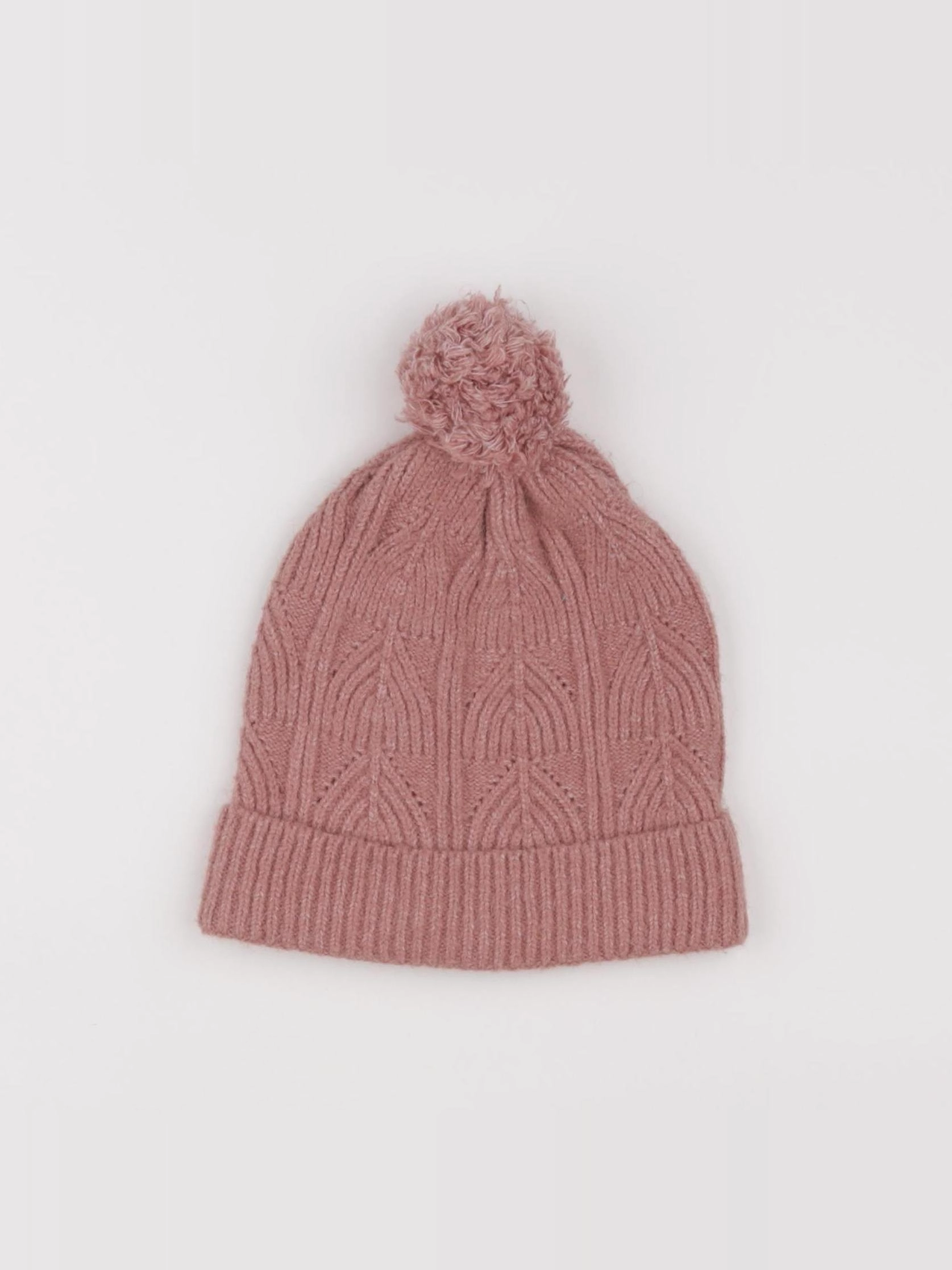 Vertbaudet - bonnet rose - 12/14 ans