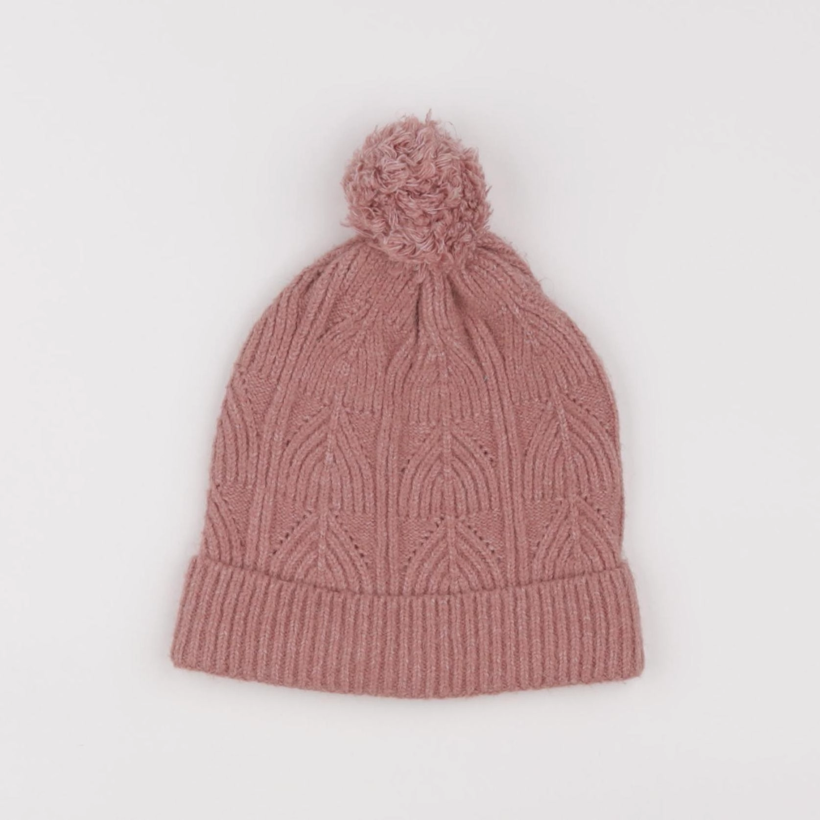 Vertbaudet - bonnet rose - 12/14 ans