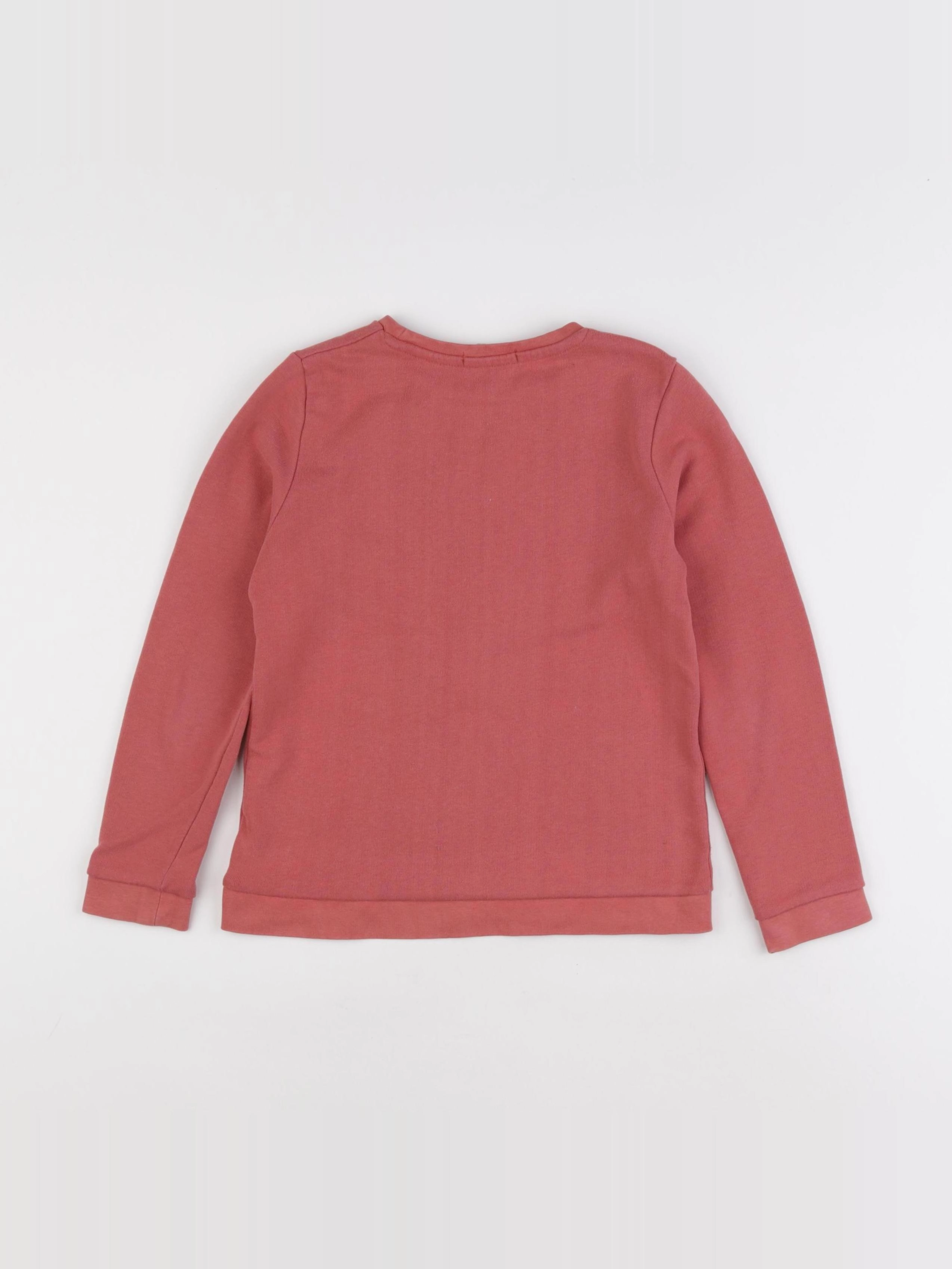 Vertbaudet - sweat rose - 8 ans