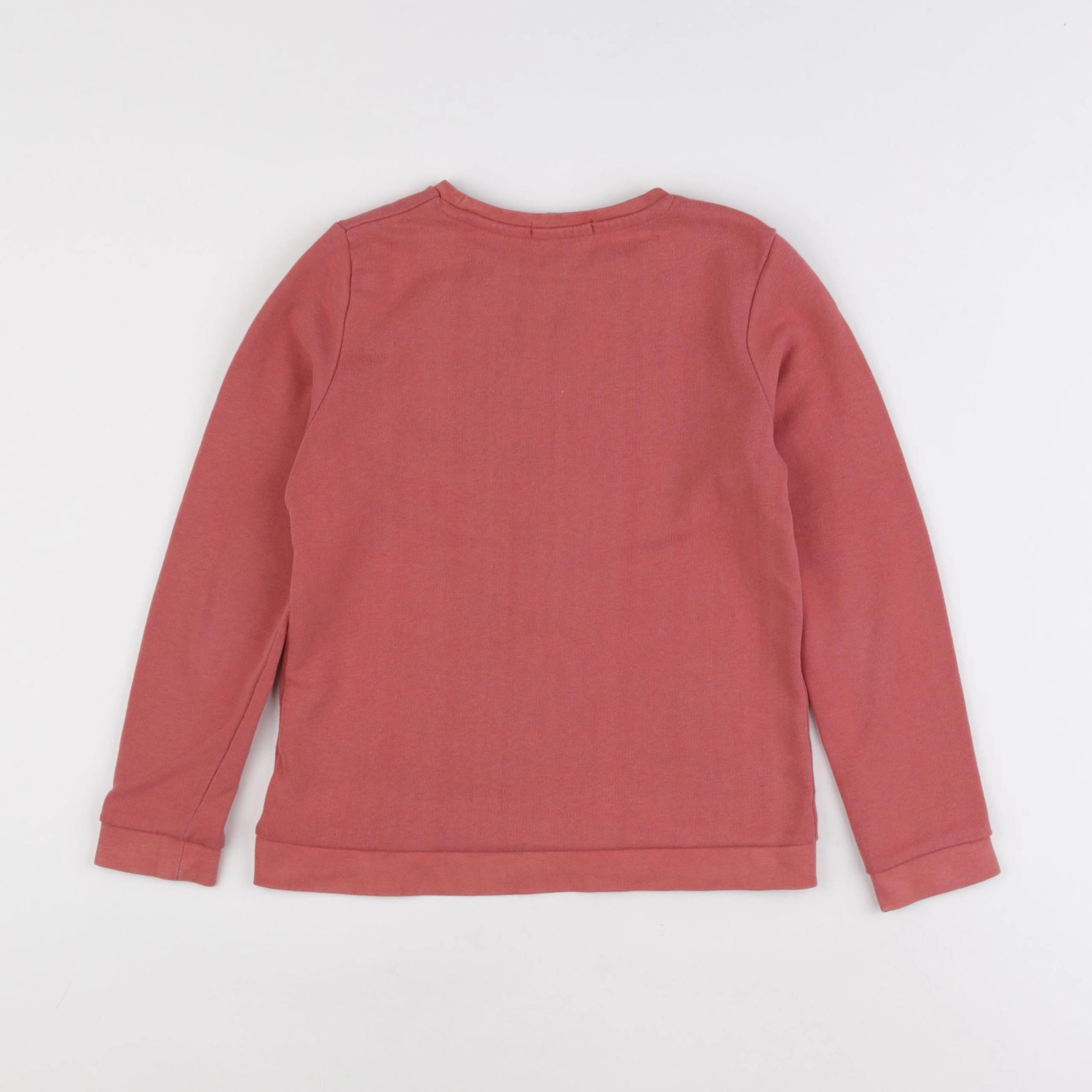 Vertbaudet - sweat rose - 8 ans