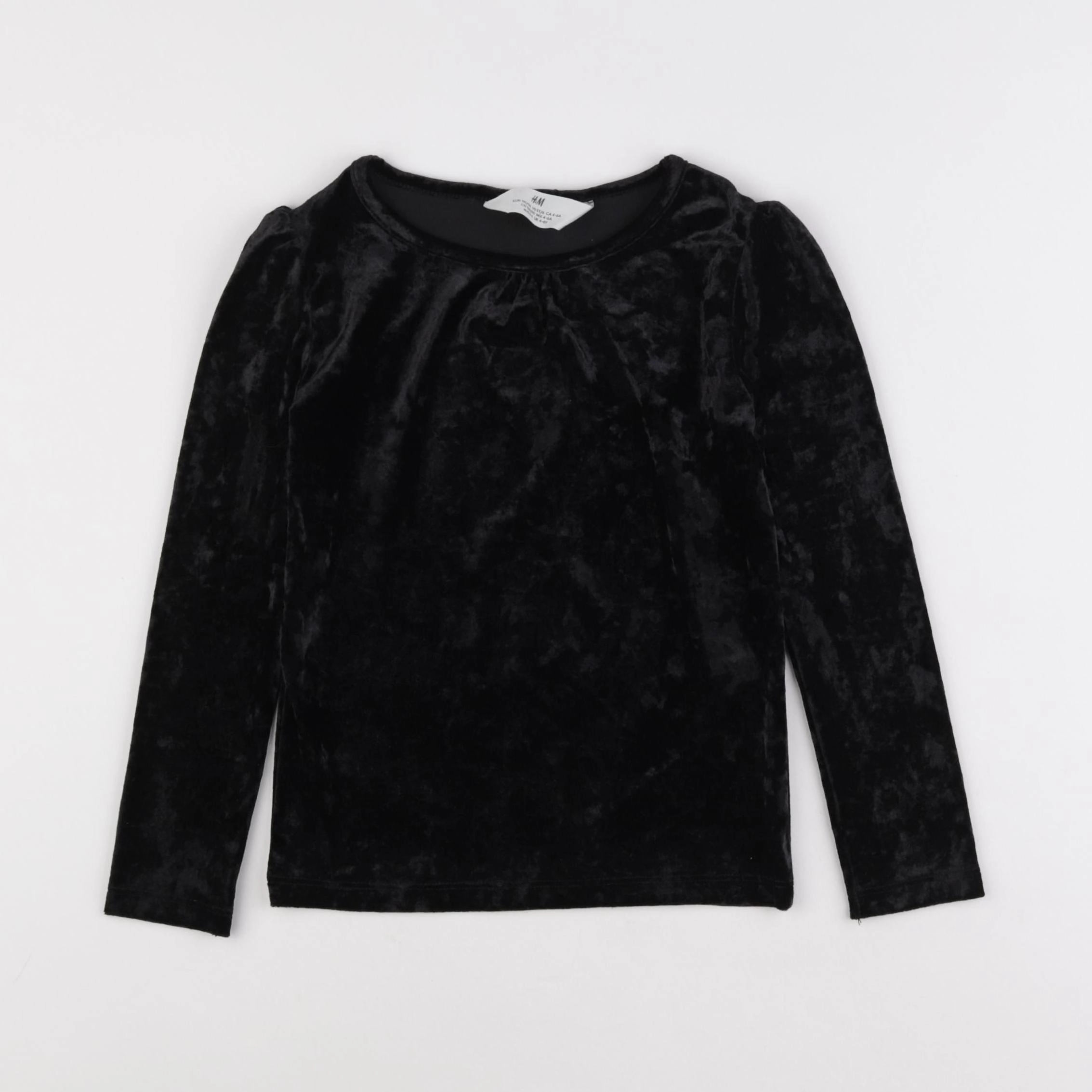 H&M - tee-shirt noir - 4/6 ans