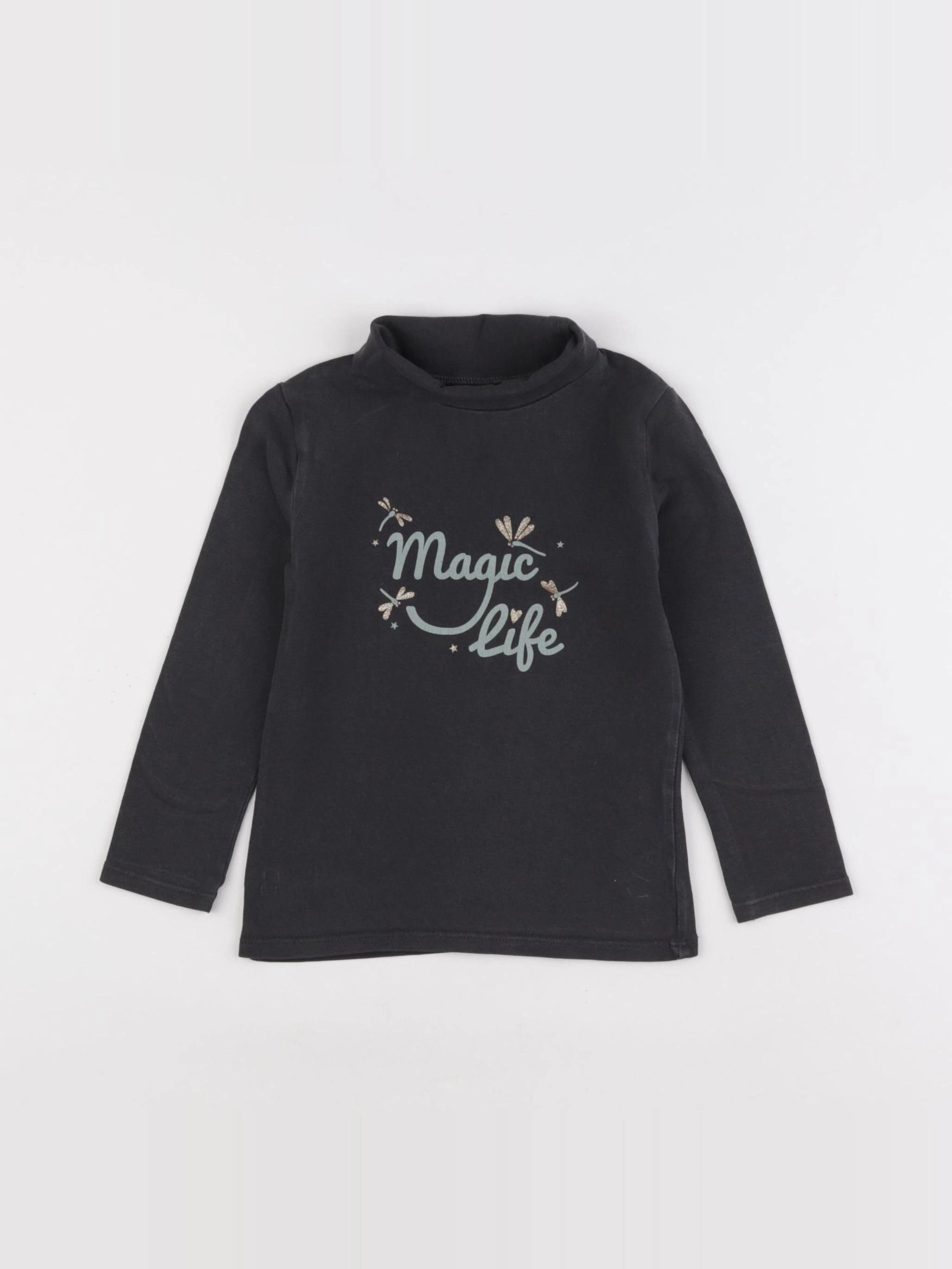 Vertbaudet - sous-pull gris - 3 ans