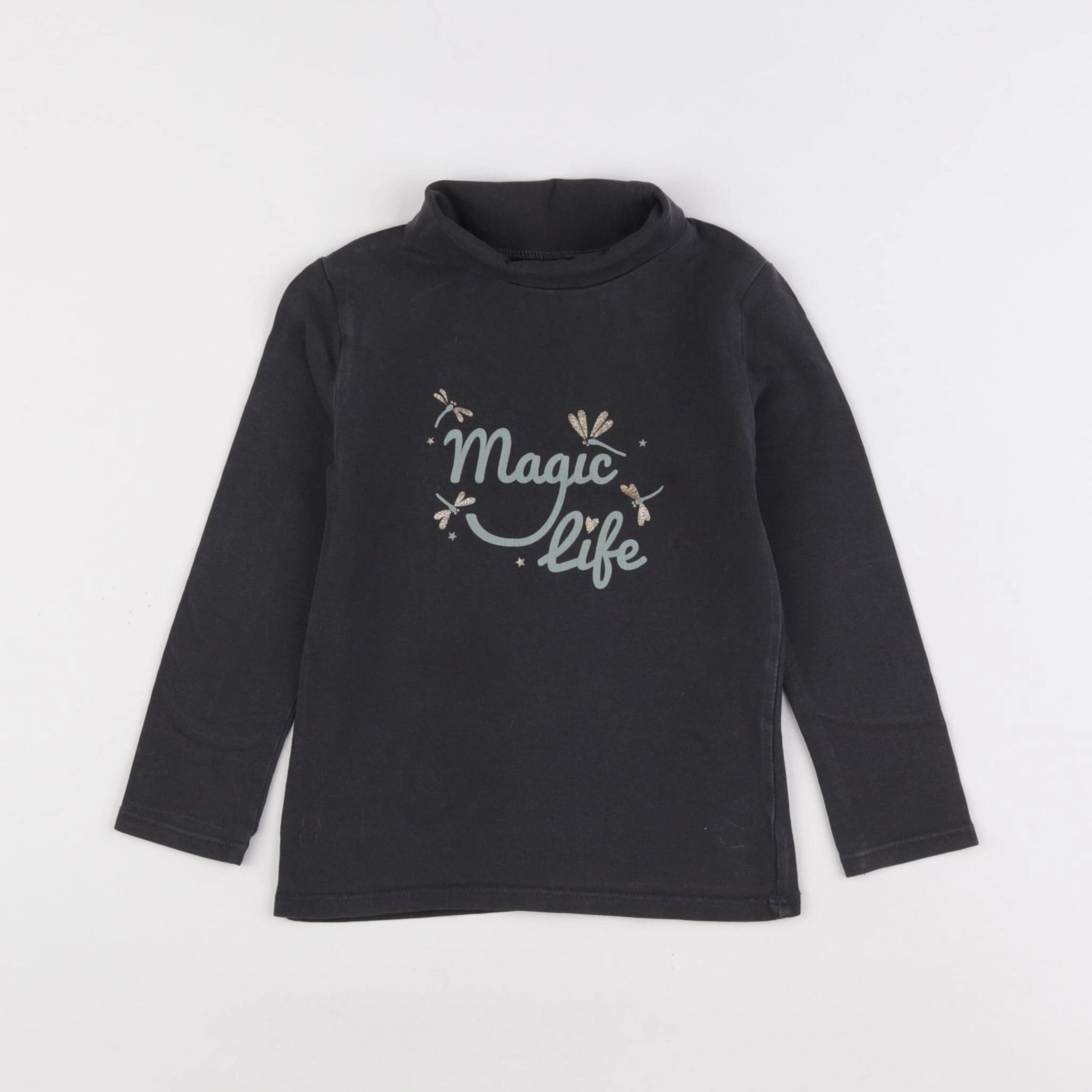 Vertbaudet - sous-pull gris - 3 ans