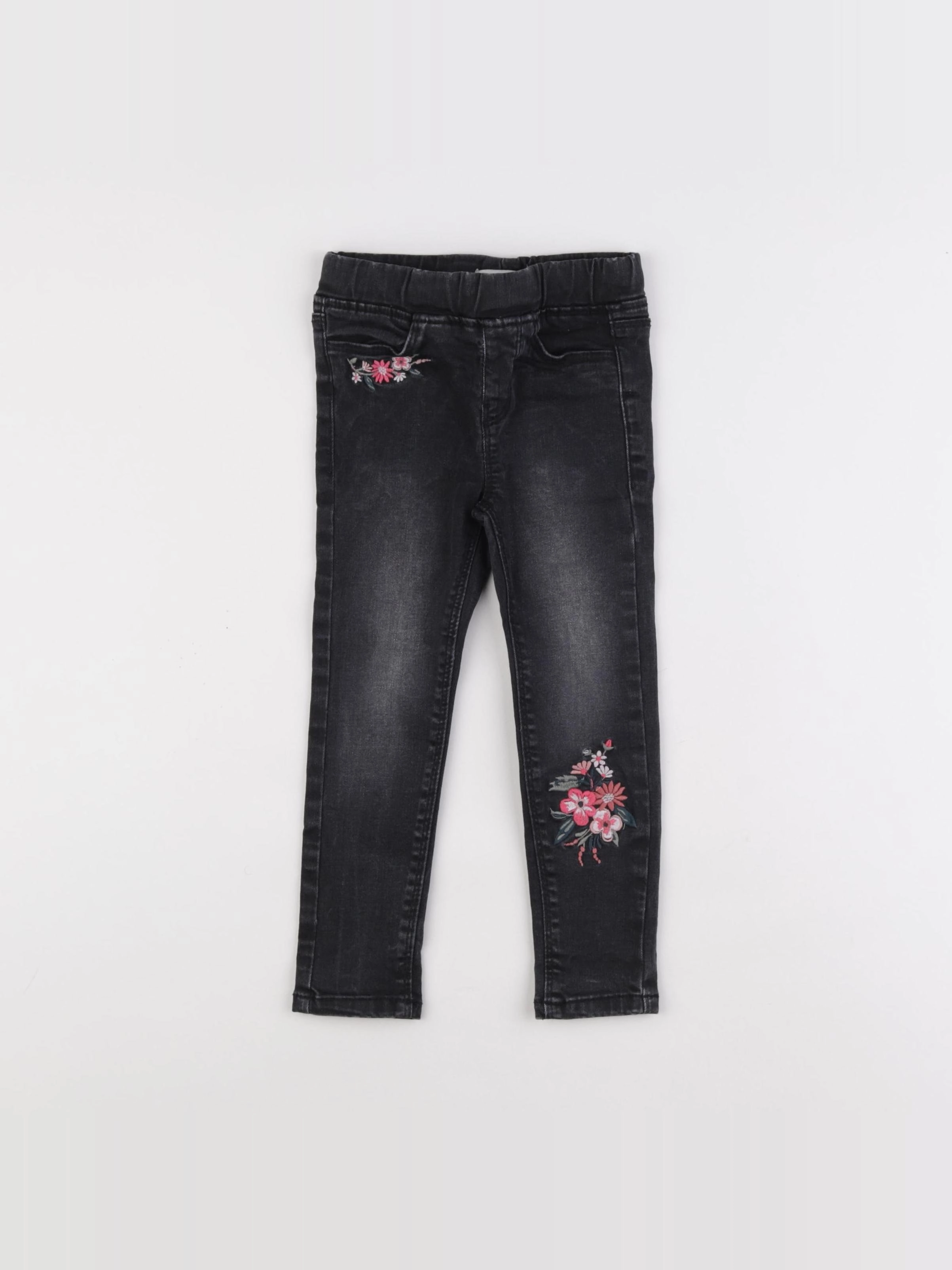 Vertbaudet - jegging gris - 3 ans