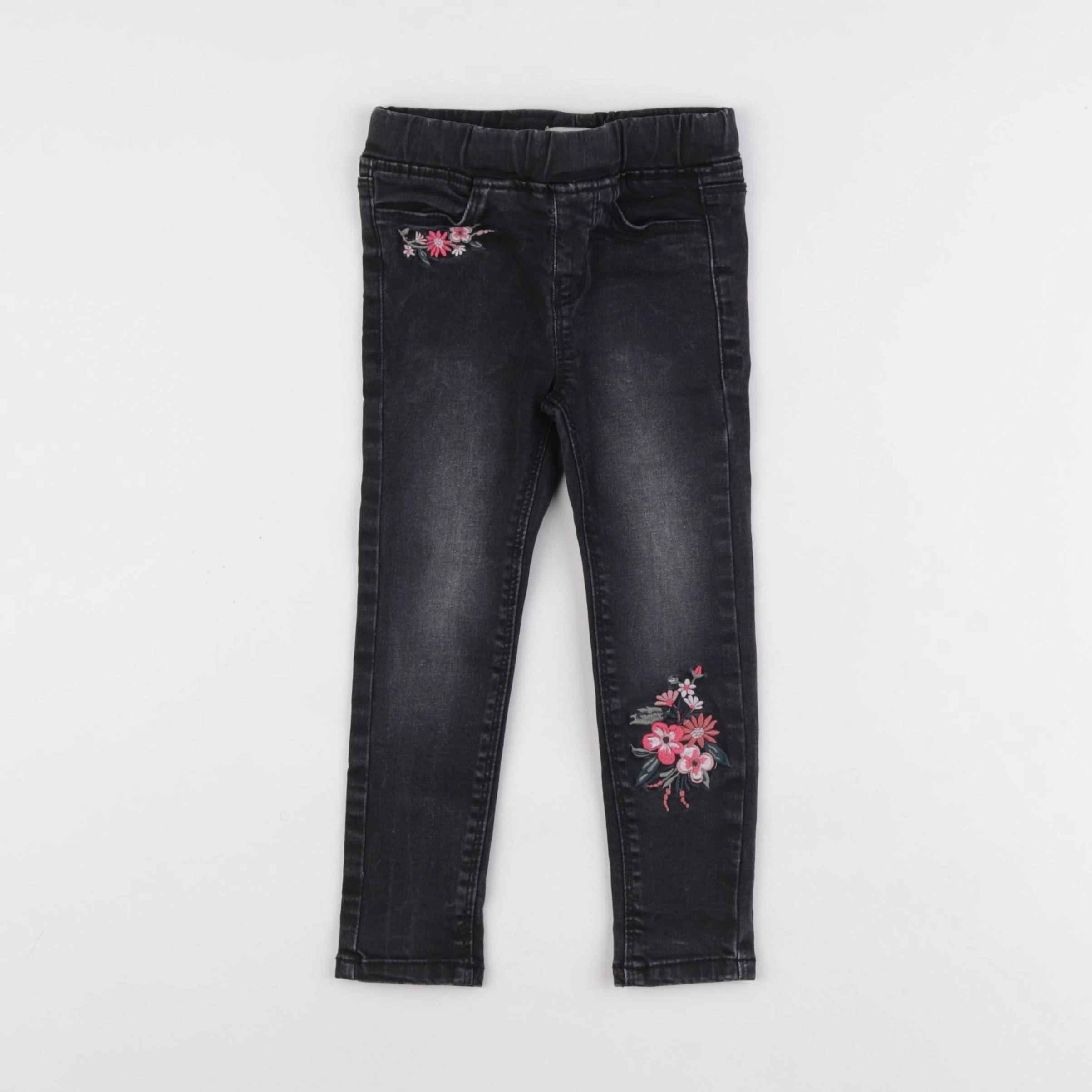 Vertbaudet - jegging gris - 3 ans