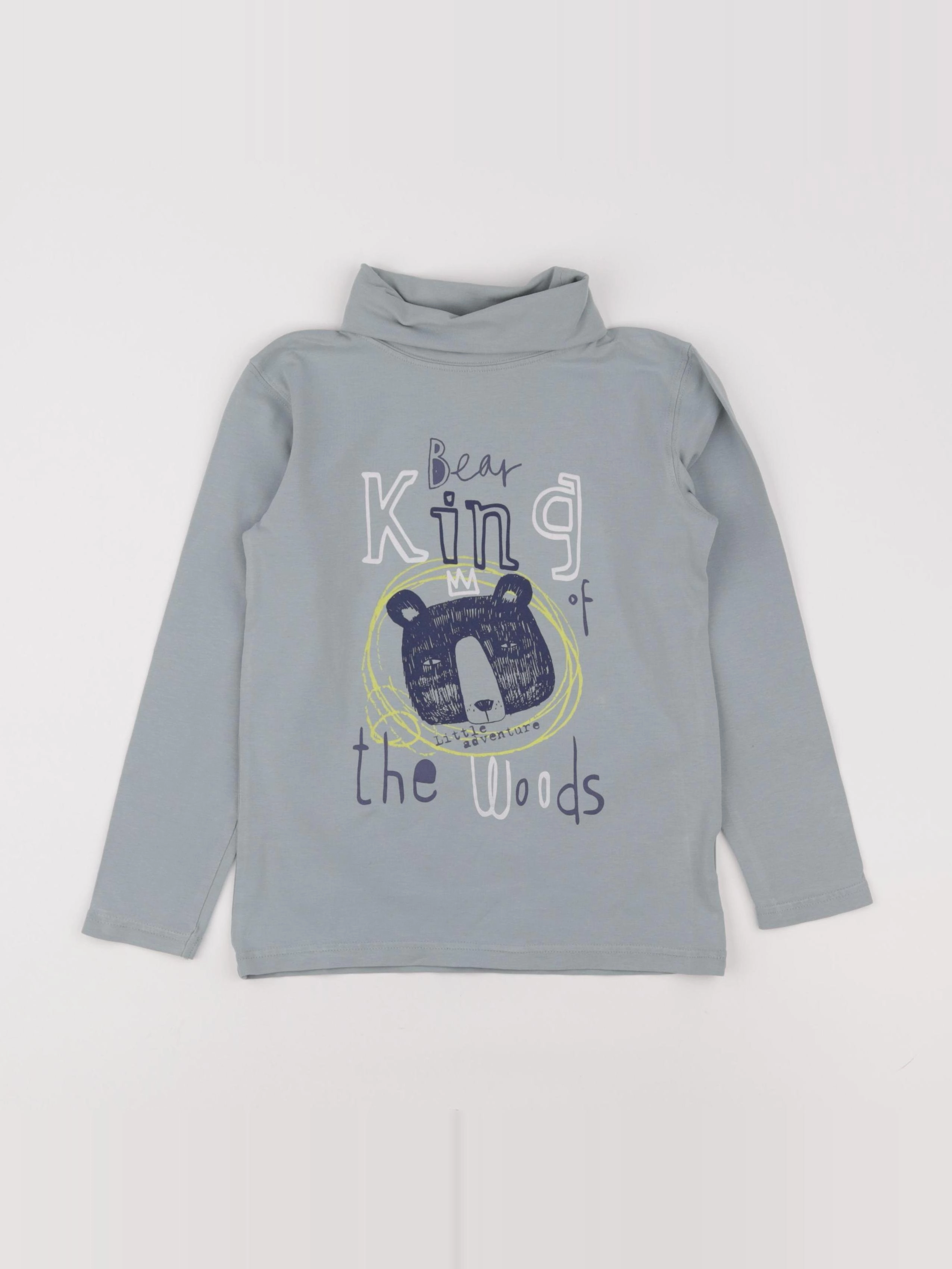 Vertbaudet - sous-pull bleu - 8 ans