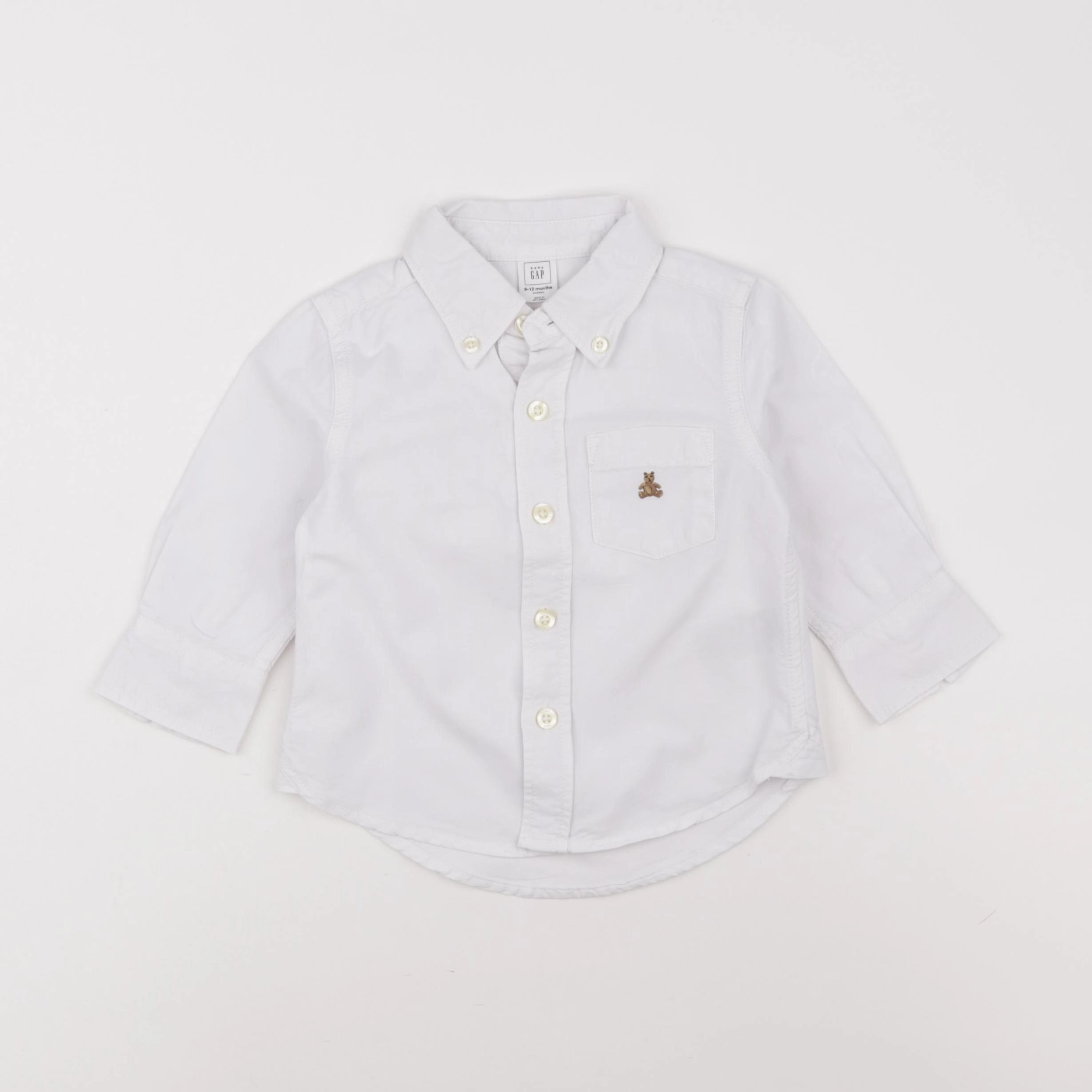 GAP - chemise blanc - 9/12 mois