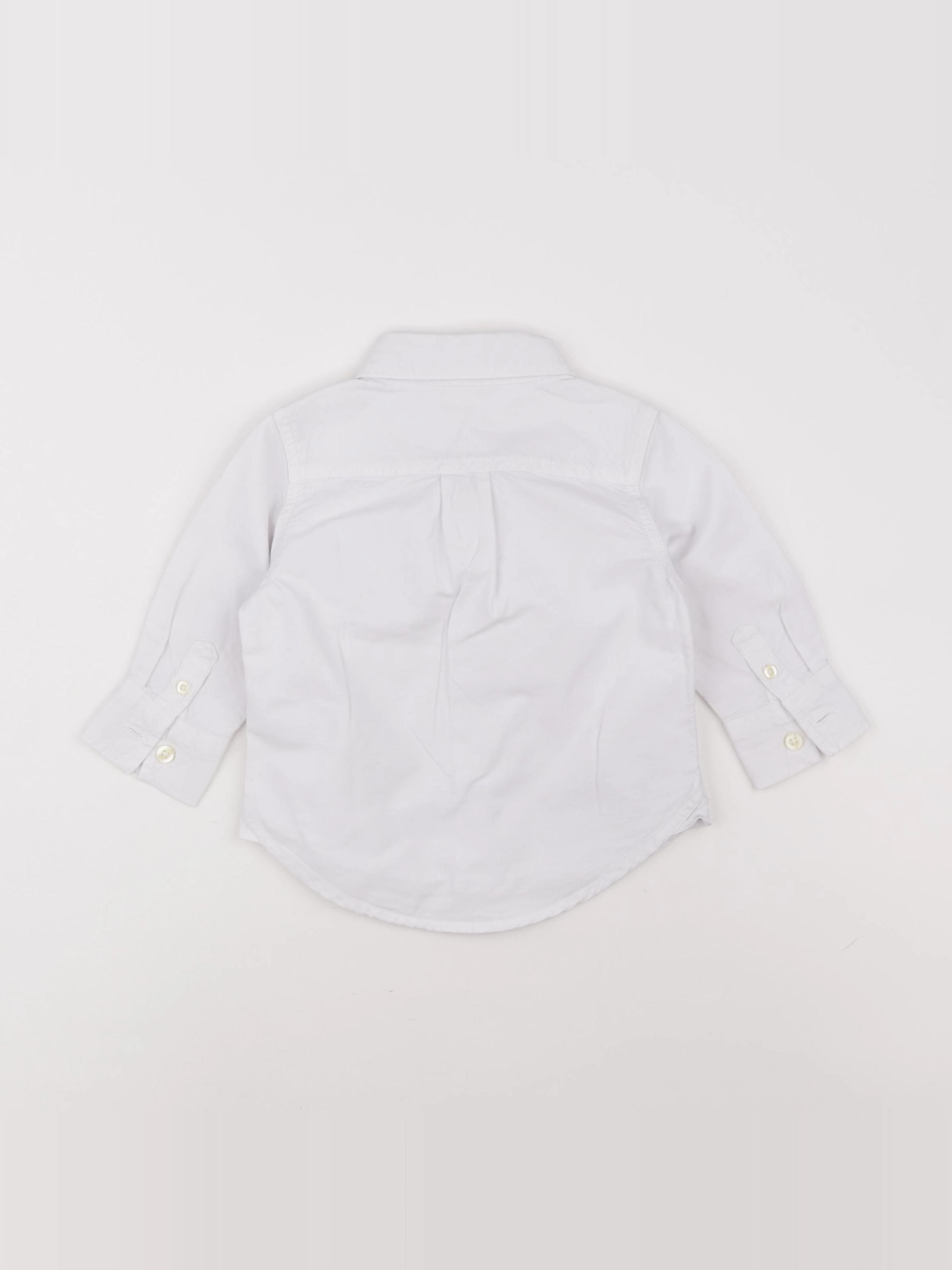 GAP - chemise blanc - 9/12 mois