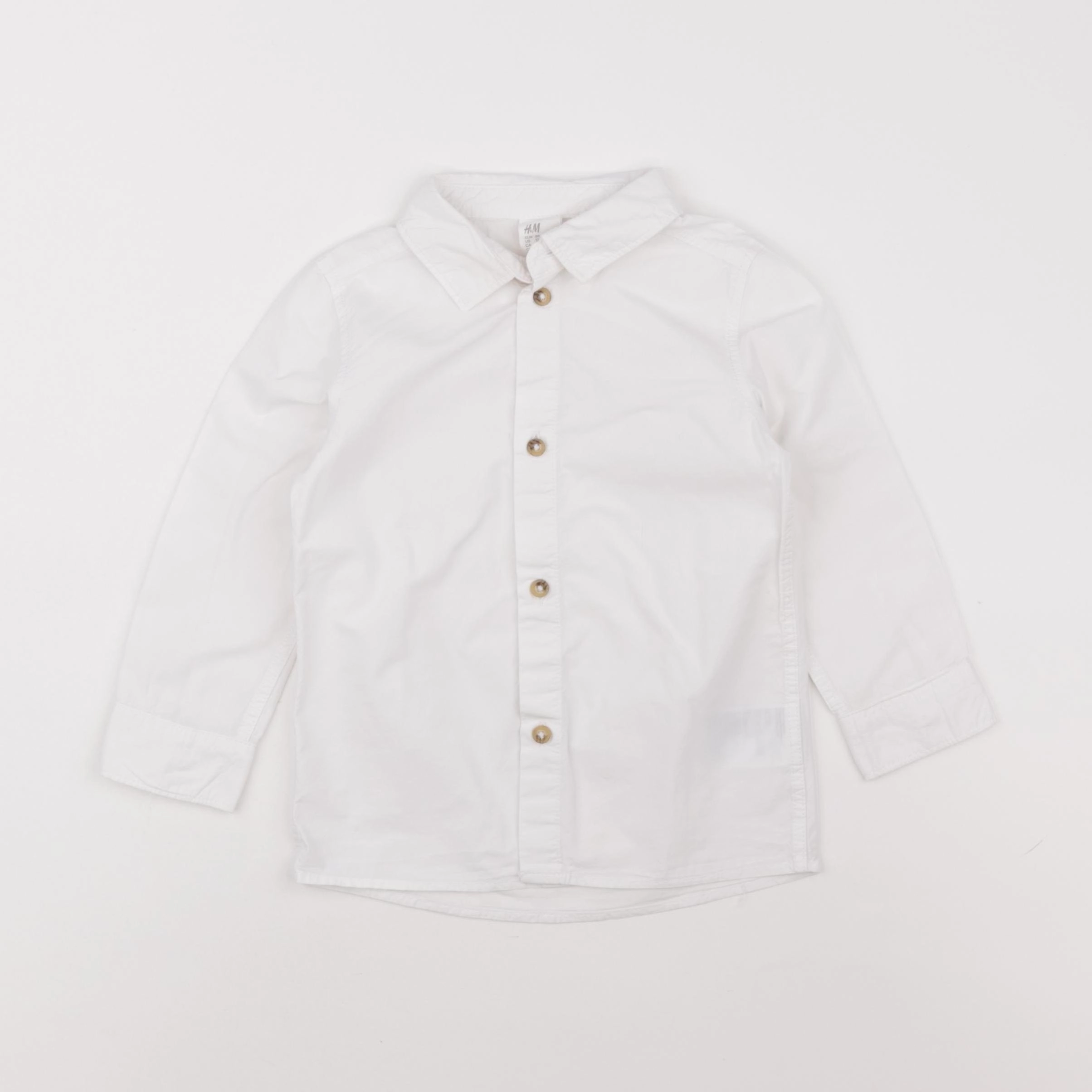 H&M - chemise blanc - 12/18 mois