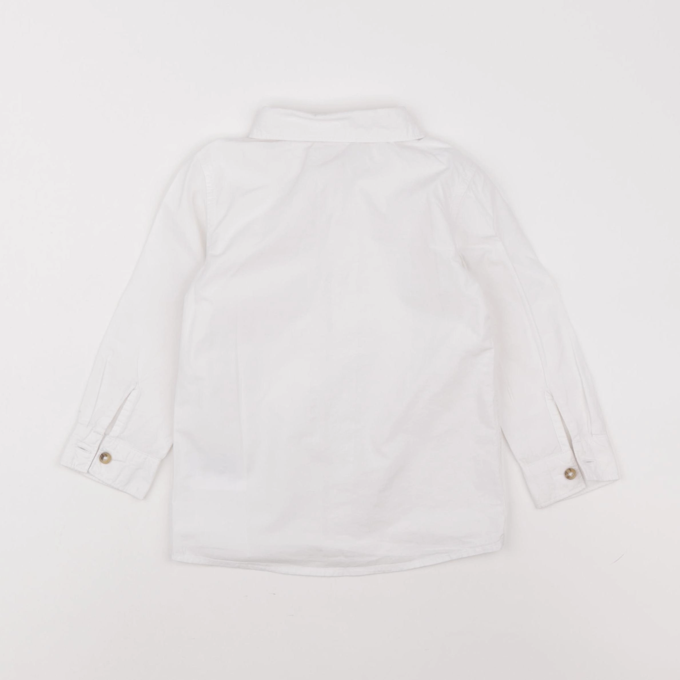 H&M - chemise blanc - 12/18 mois