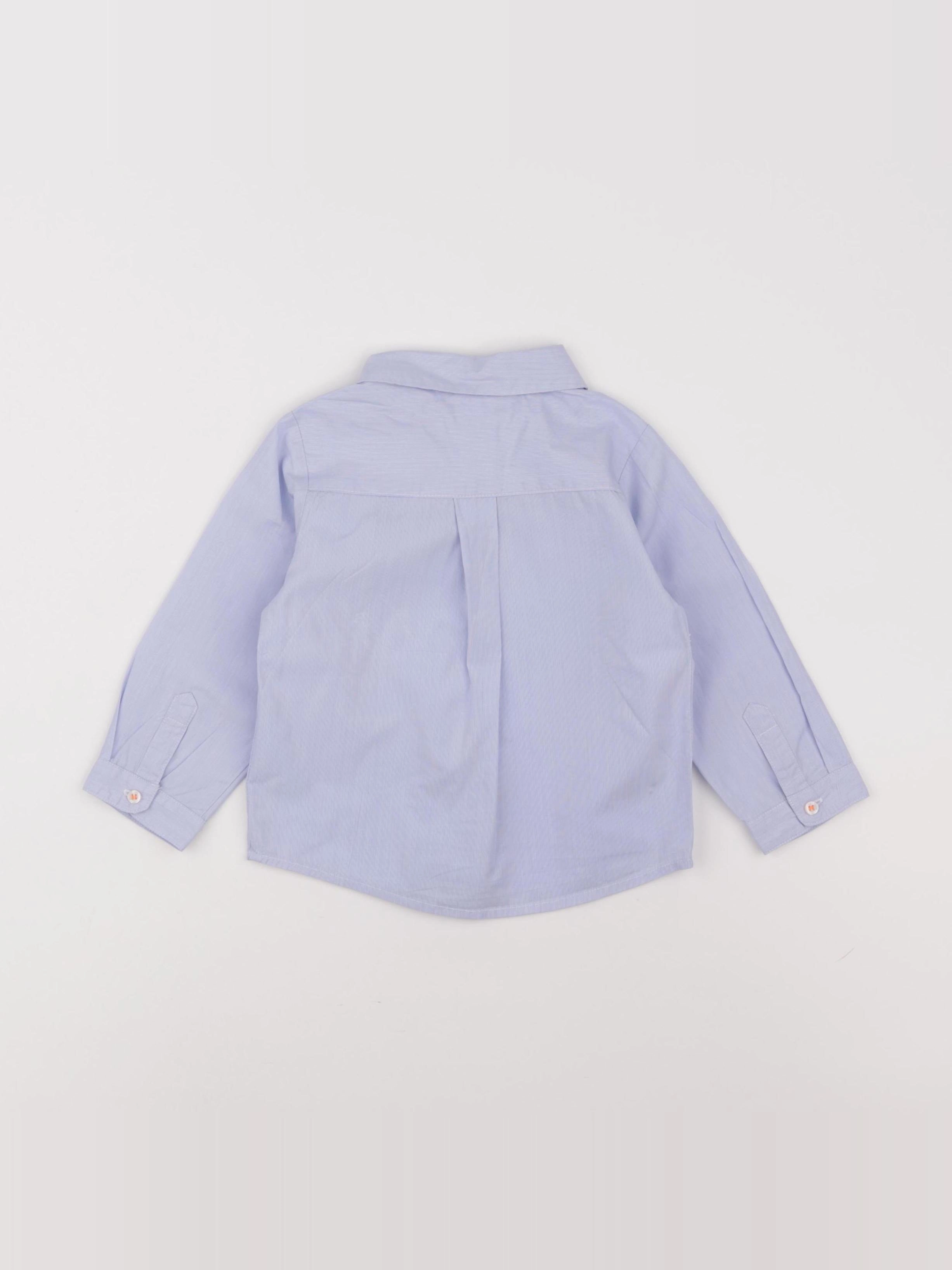 Jacadi - chemise bleu - 18 mois