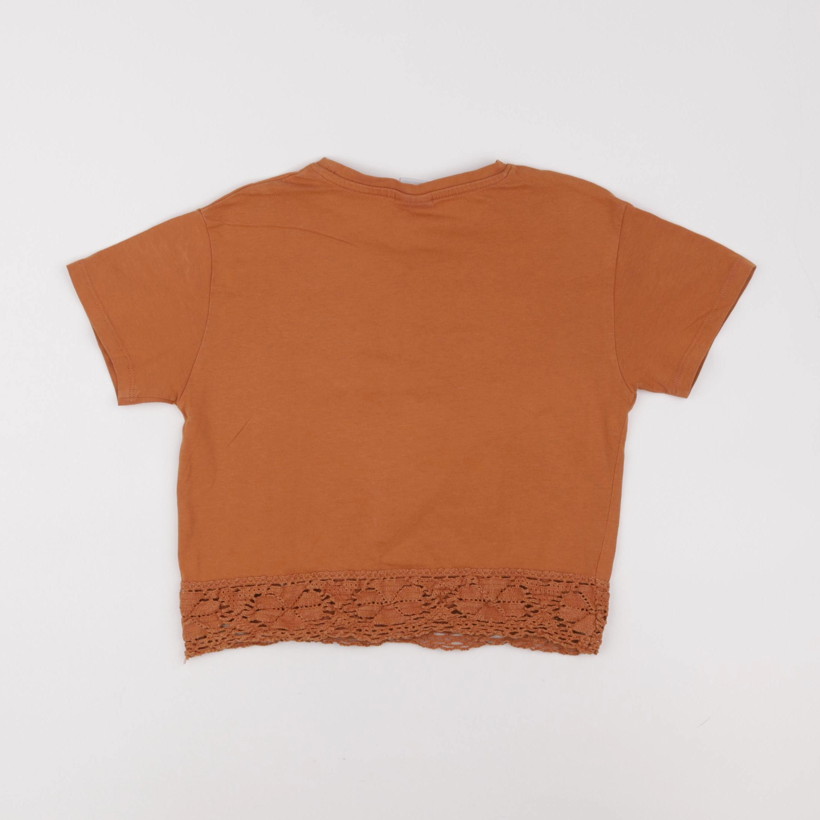 Zara - tee-shirt marron - 7 ans