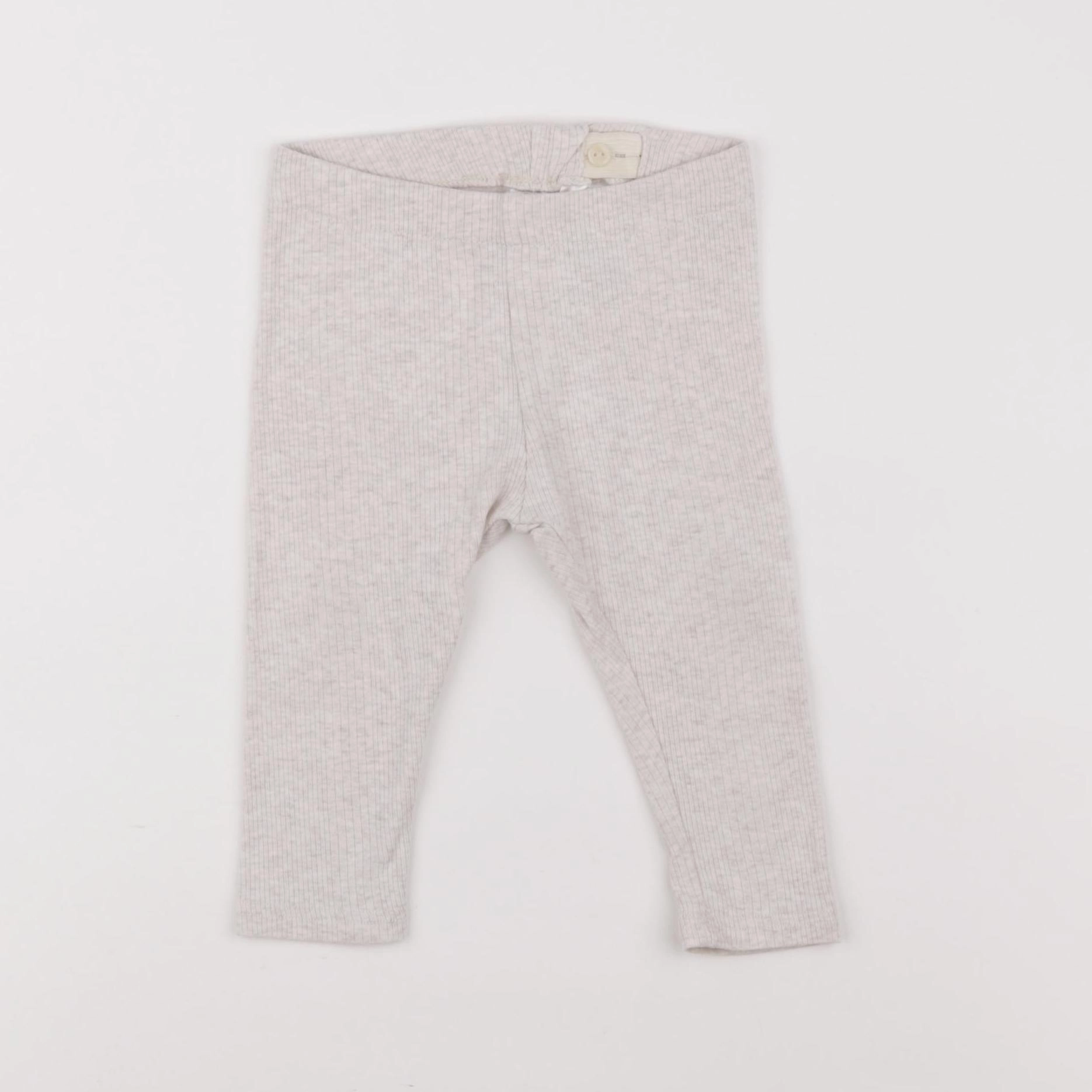 H&M - legging beige - 6/9 mois
