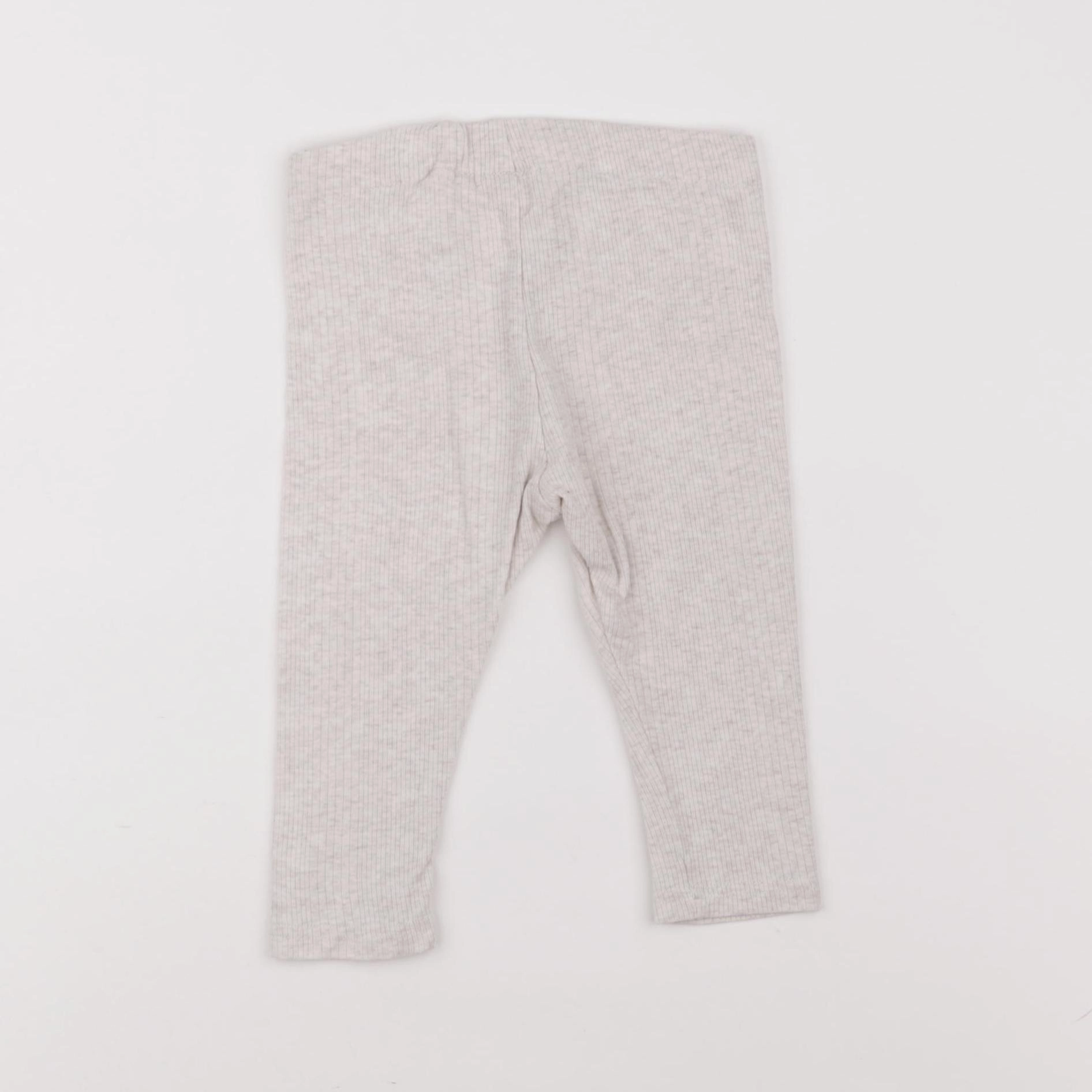 H&M - legging beige - 6/9 mois