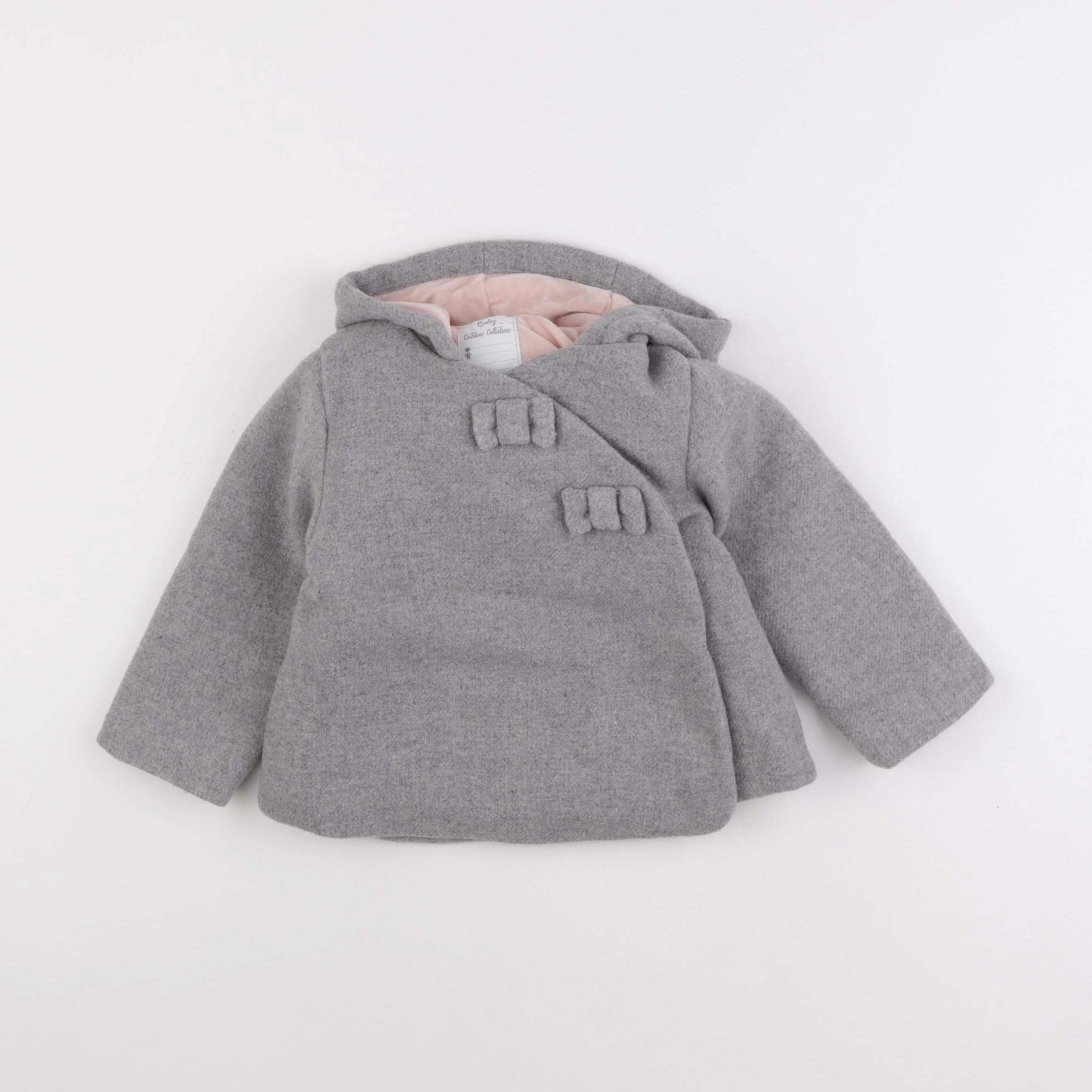 Vertbaudet - manteau gris - 2 ans