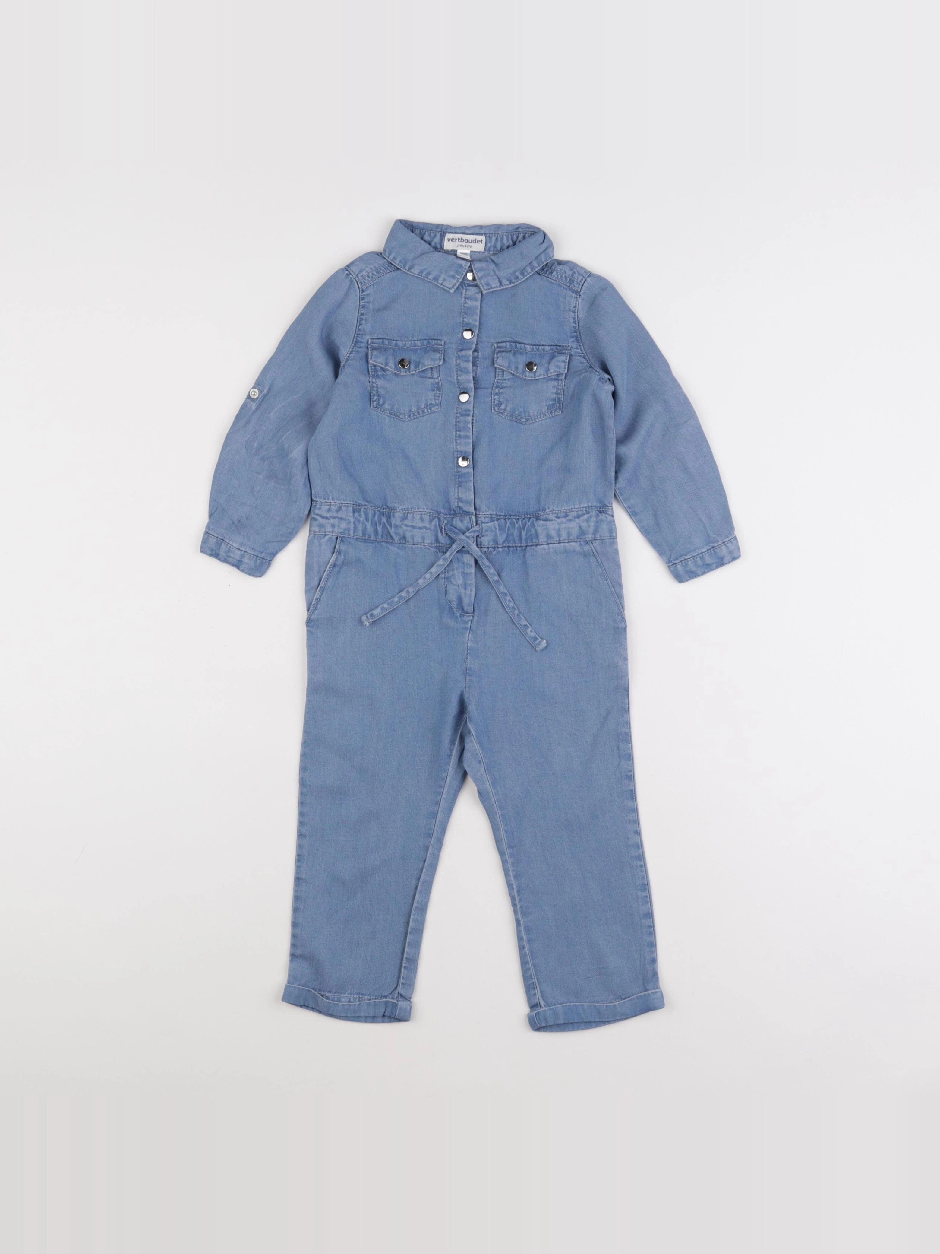 Vertbaudet - combinaison bleu - 2 ans