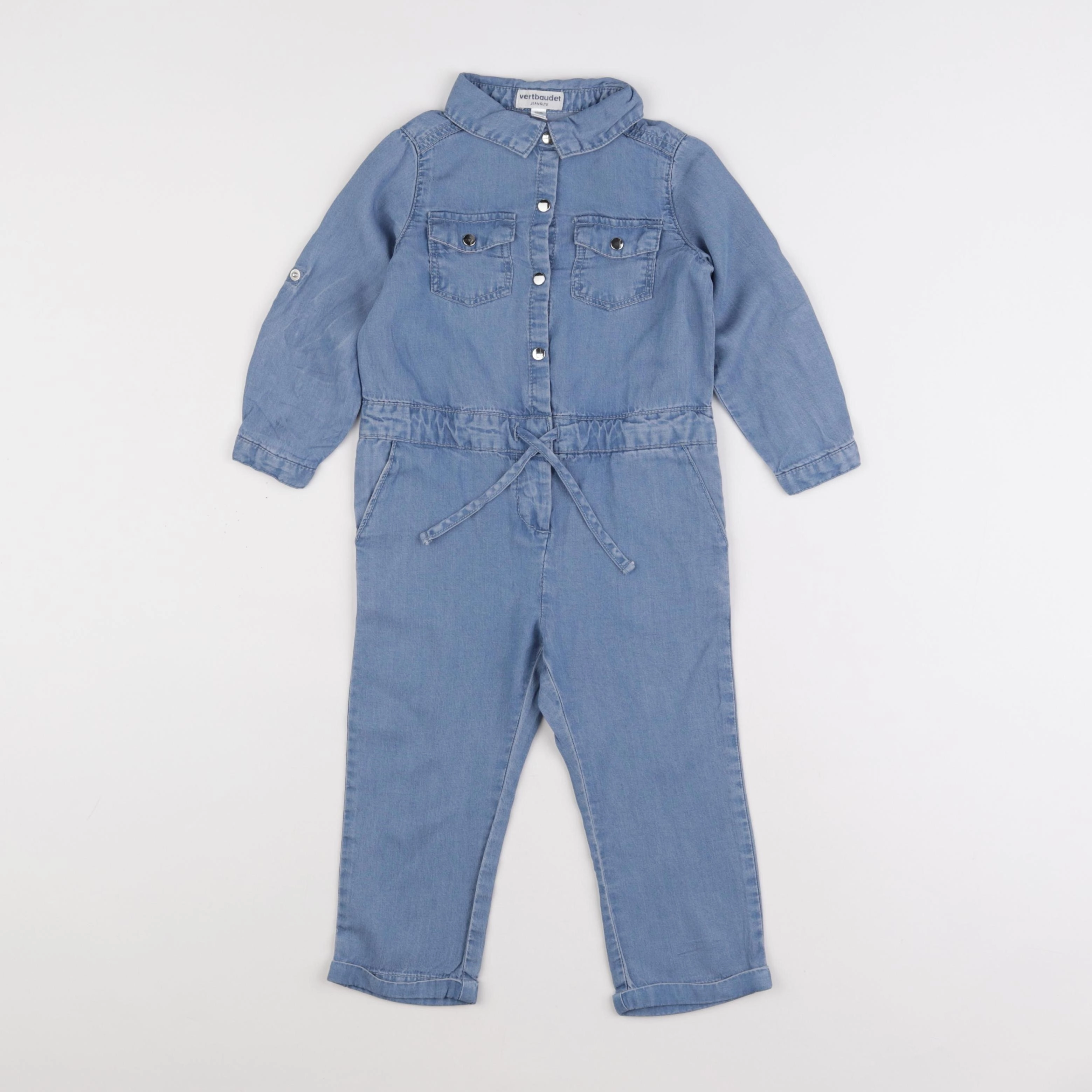 Vertbaudet - combinaison bleu - 2 ans