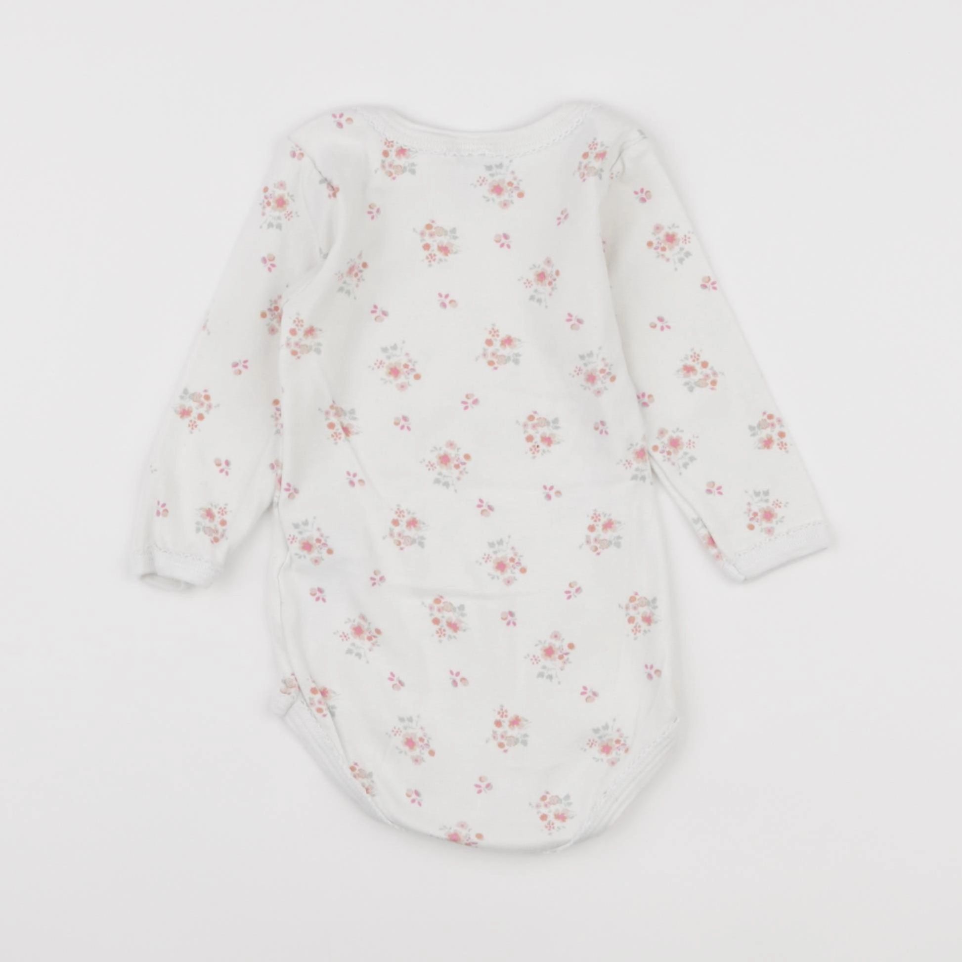 Petit Bateau - body blanc - 12 mois