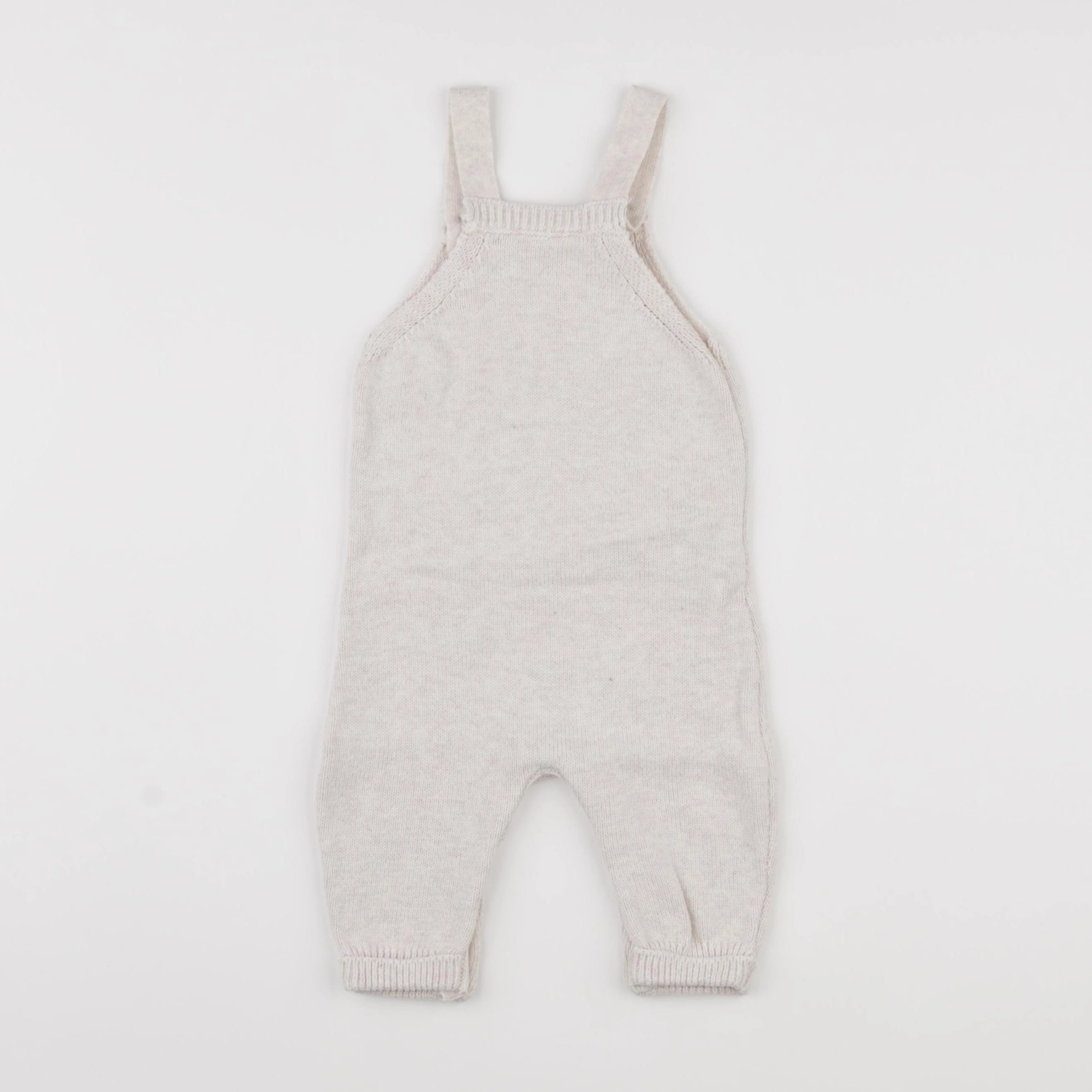 Mango - salopette beige - 6/9 mois