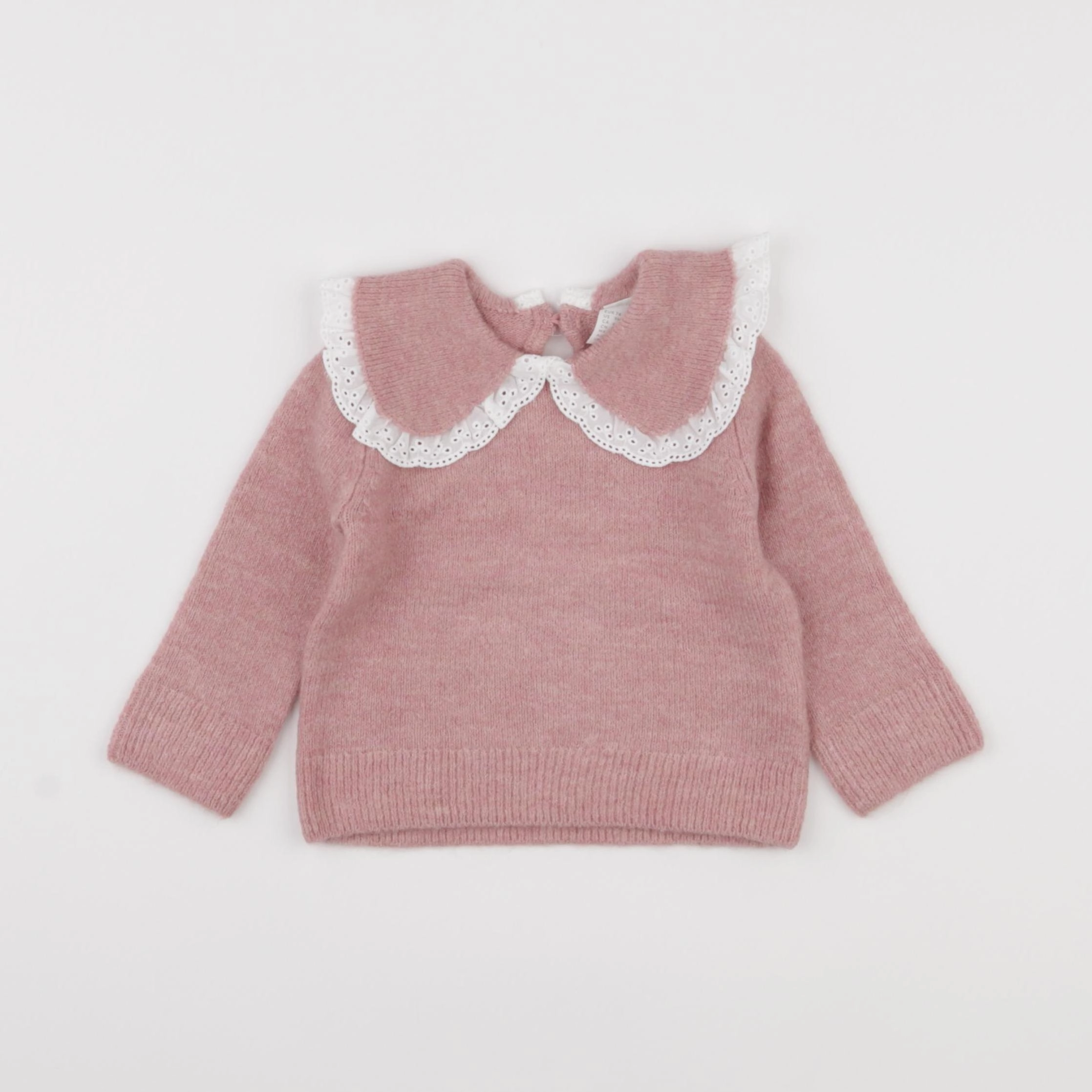 H&M - pull rose - 6/9 mois