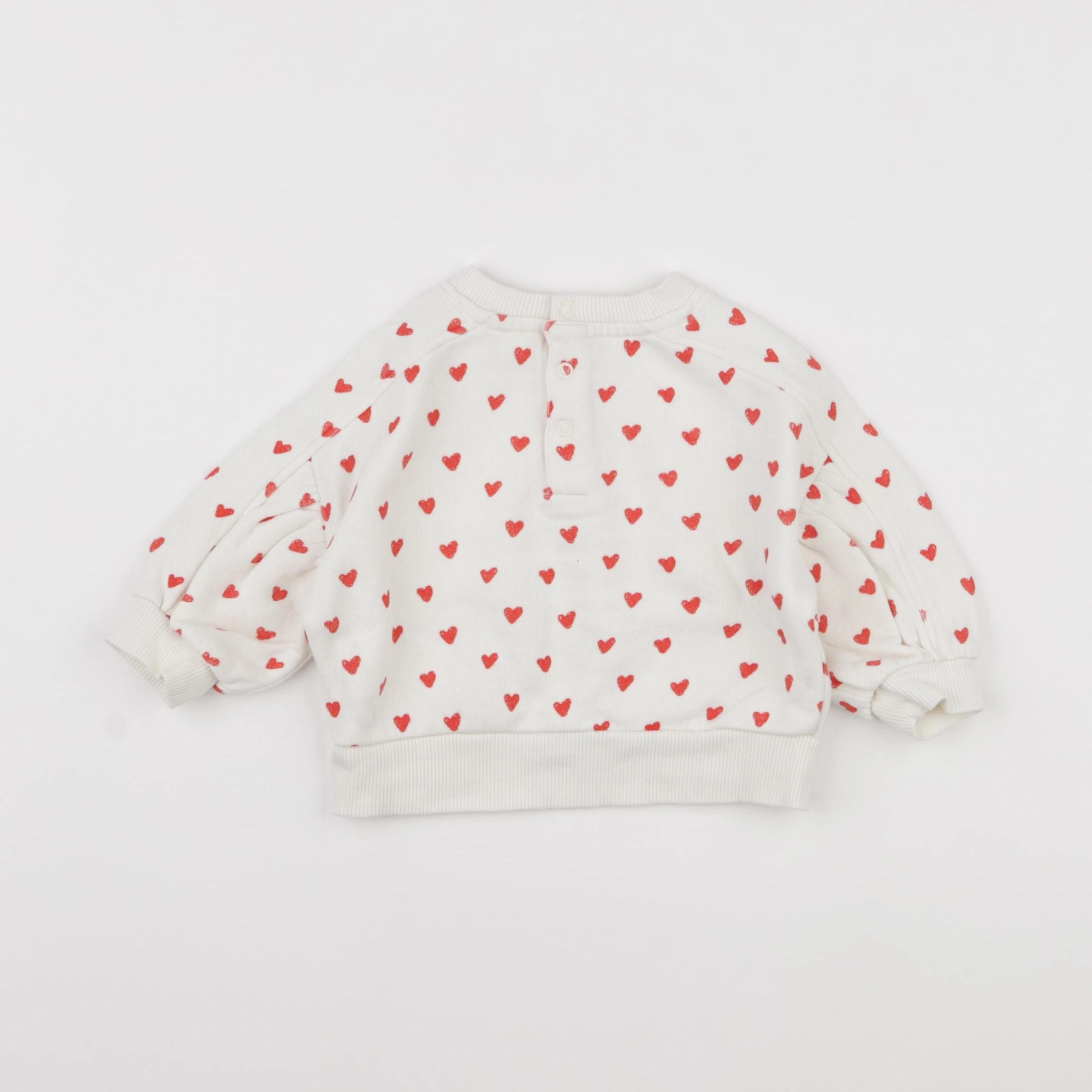 Boutchou - sweat rouge - 9 mois