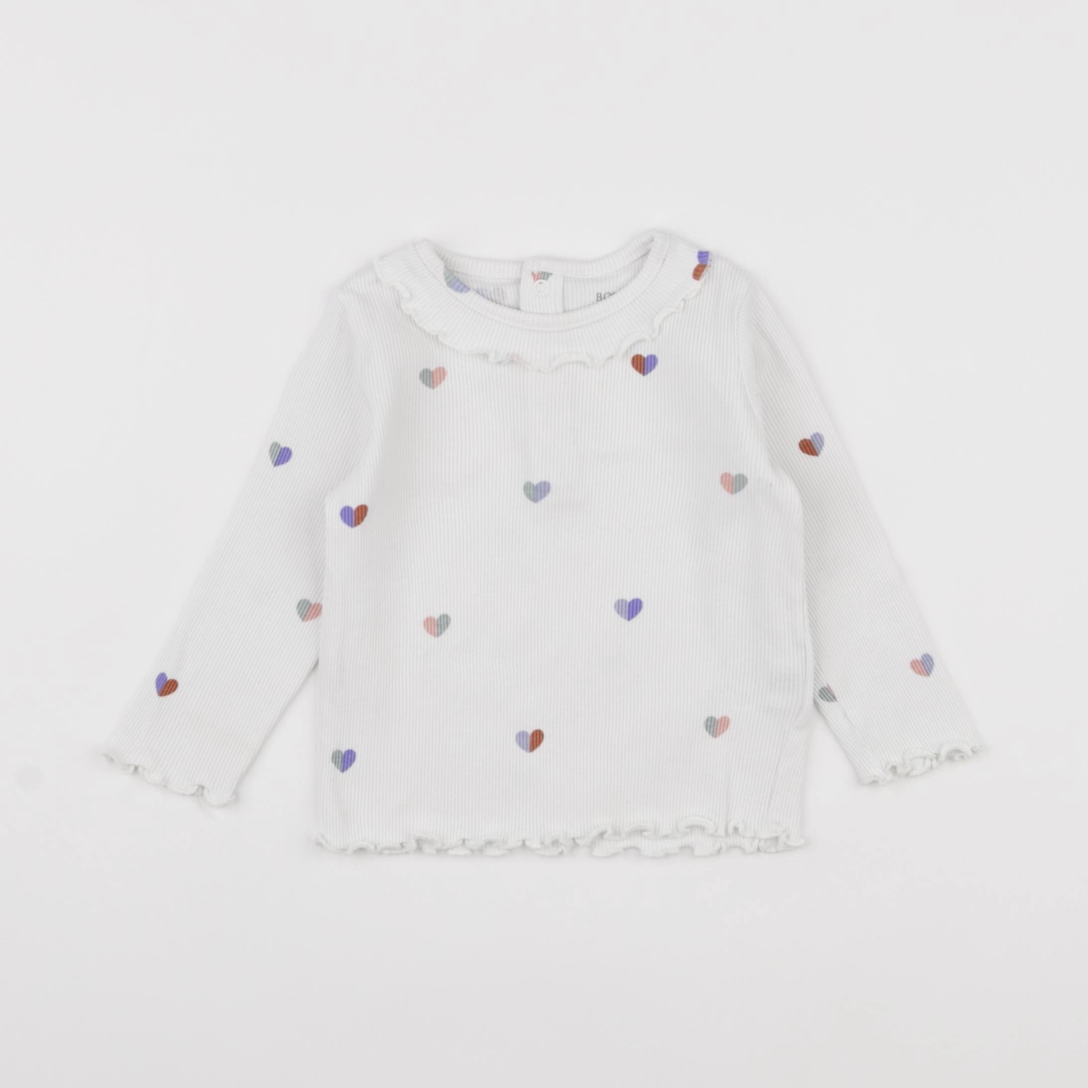 Boutchou - tee-shirt blanc - 9 mois
