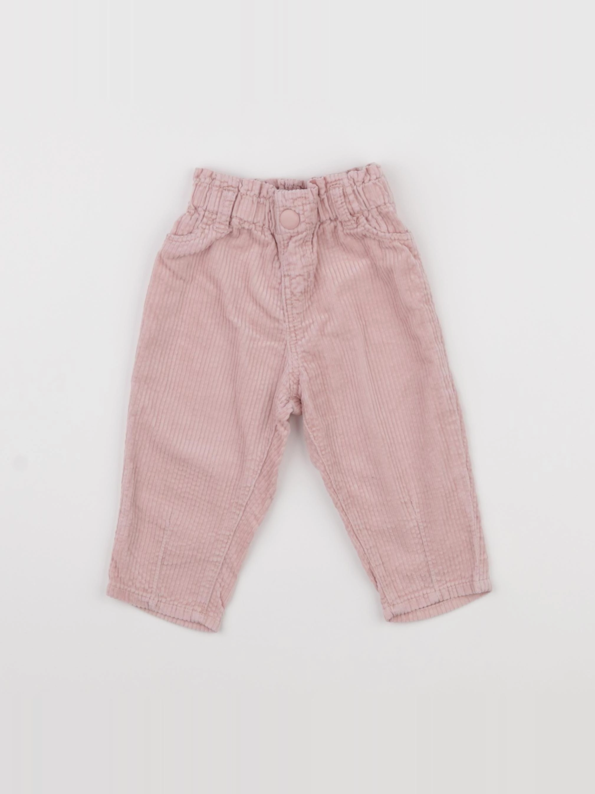 H&M - pantalon rose - 6/9 mois