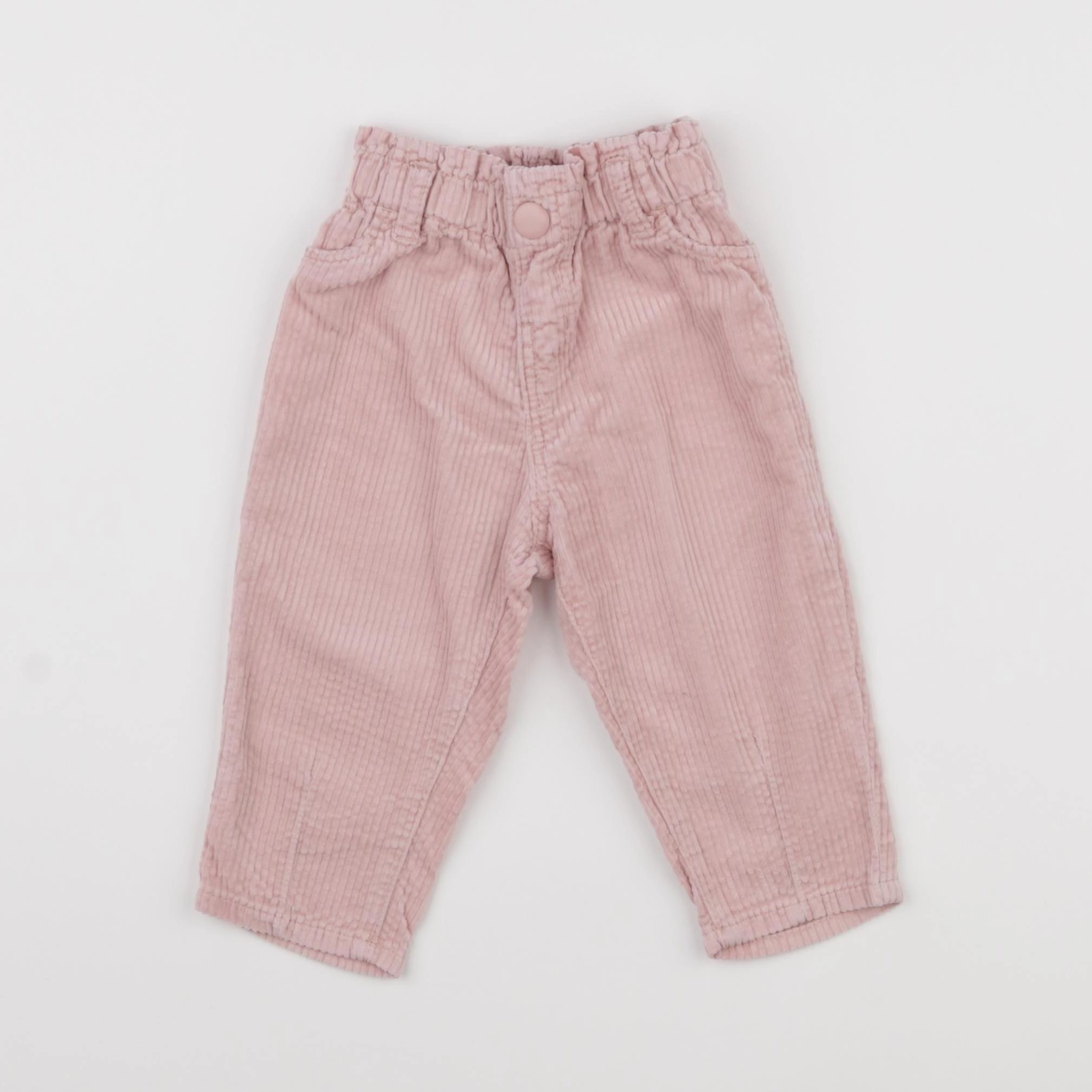 H&M - pantalon rose - 6/9 mois