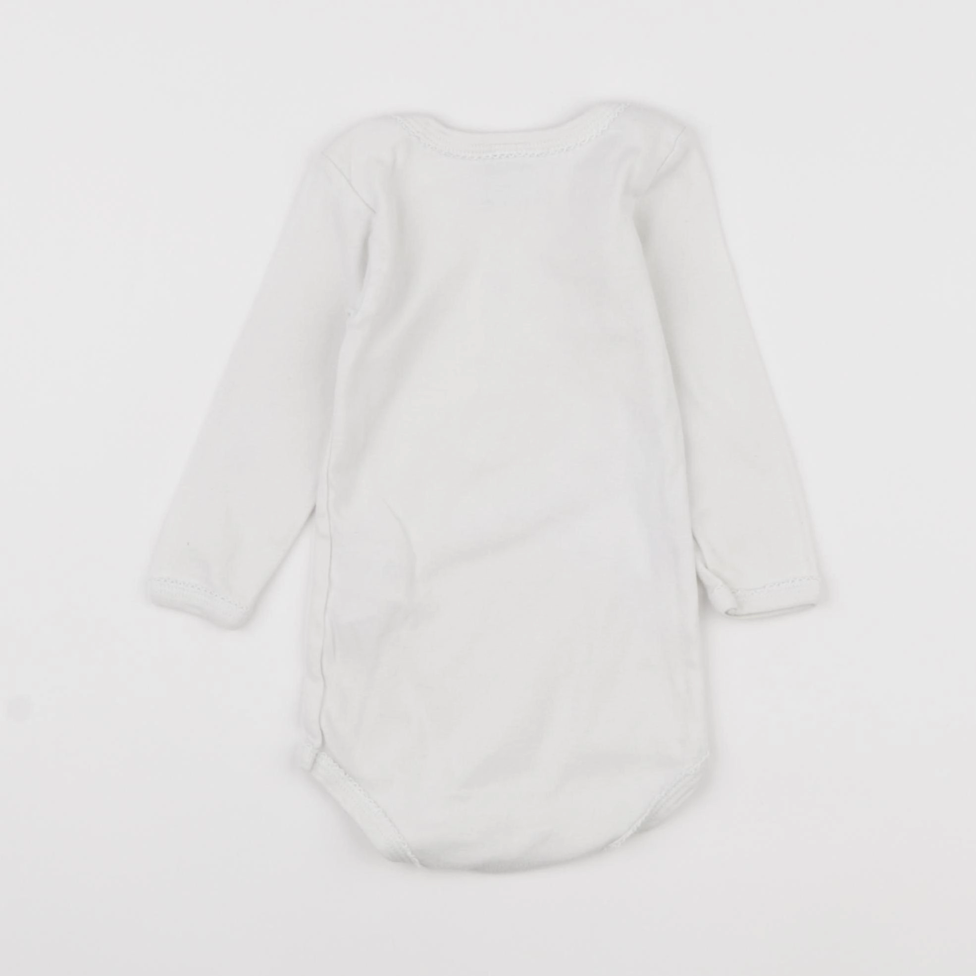 Petit Bateau - body blanc - 12 mois