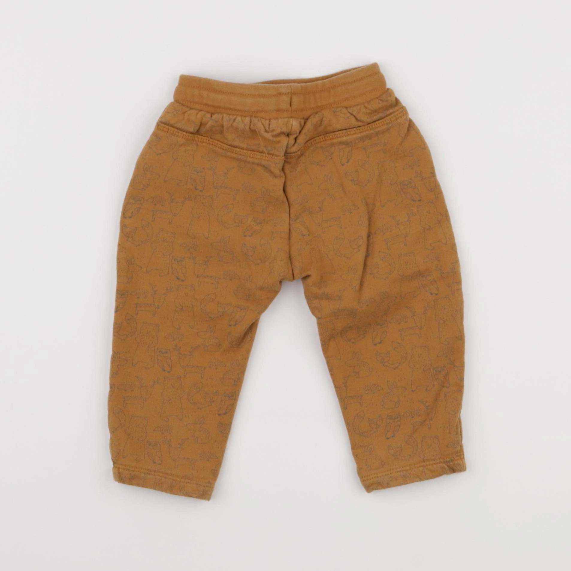 Vertbaudet - sarouel marron - 6 mois