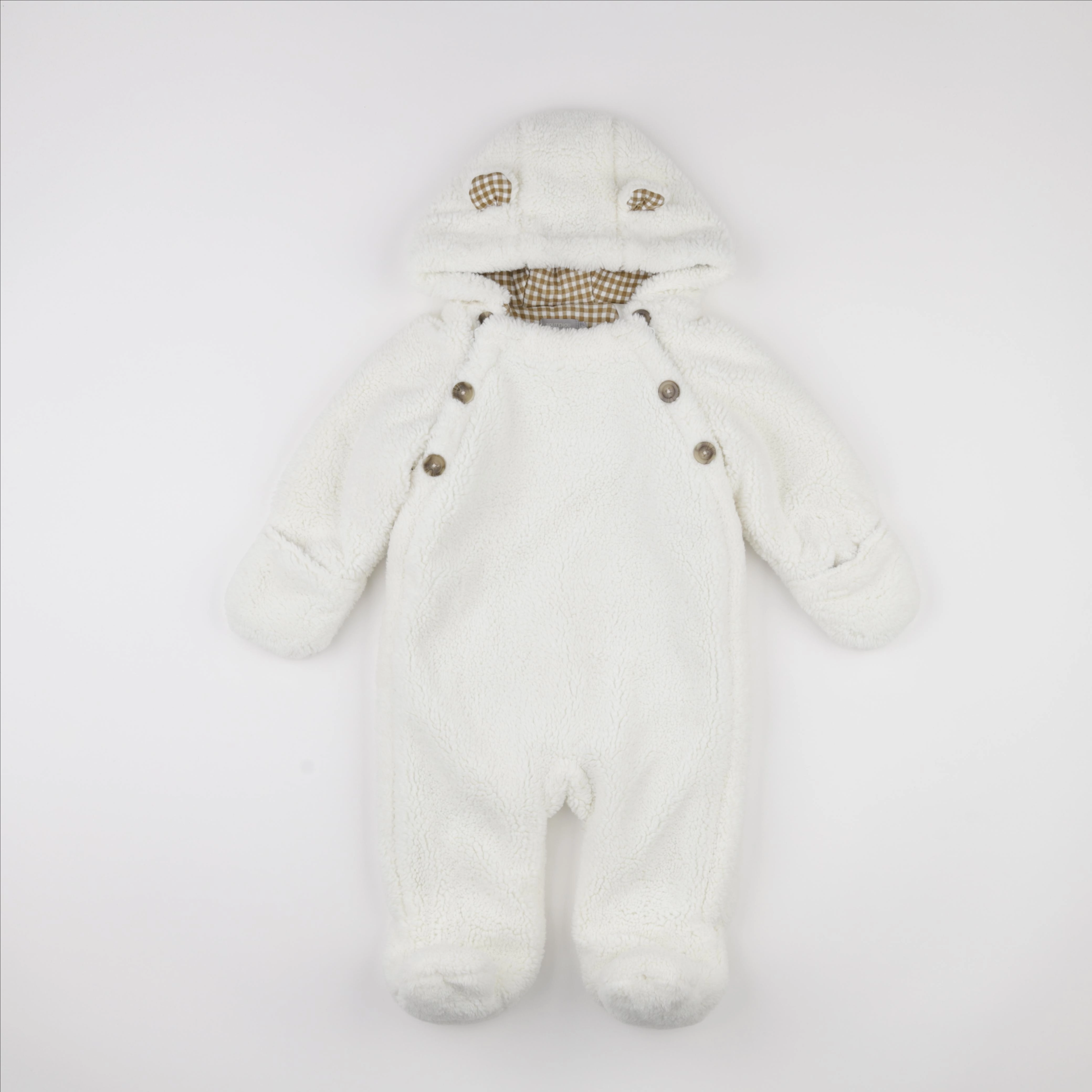 Boutchou - combi-pilote blanc - 12 mois