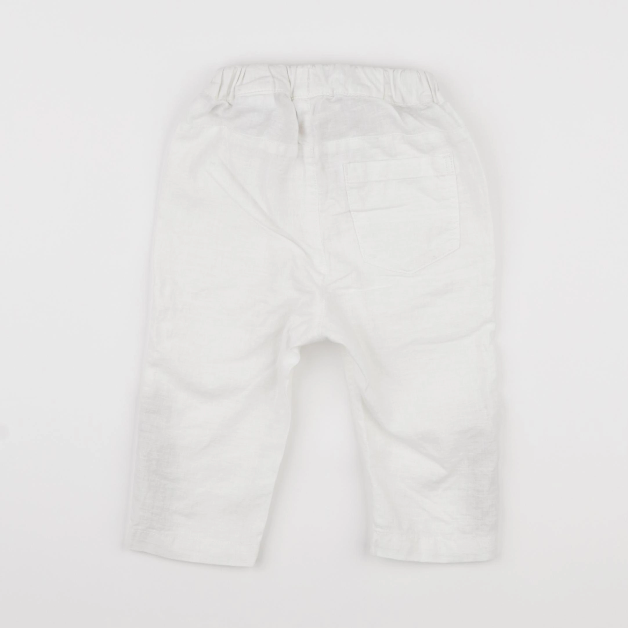 H&M - pantalon blanc - 9/12 mois