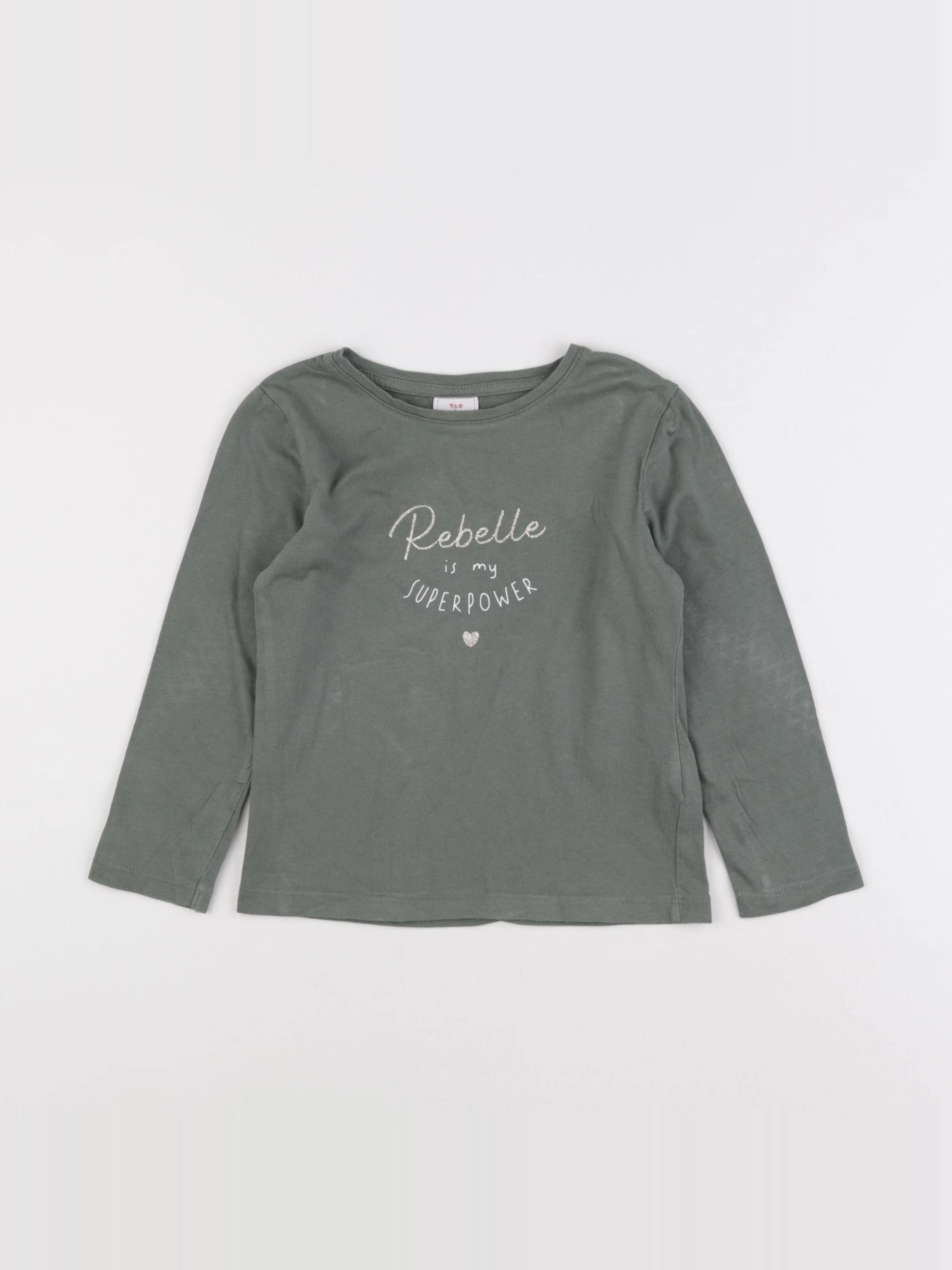 Tape à l'oeil - tee-shirt vert - 4 ans