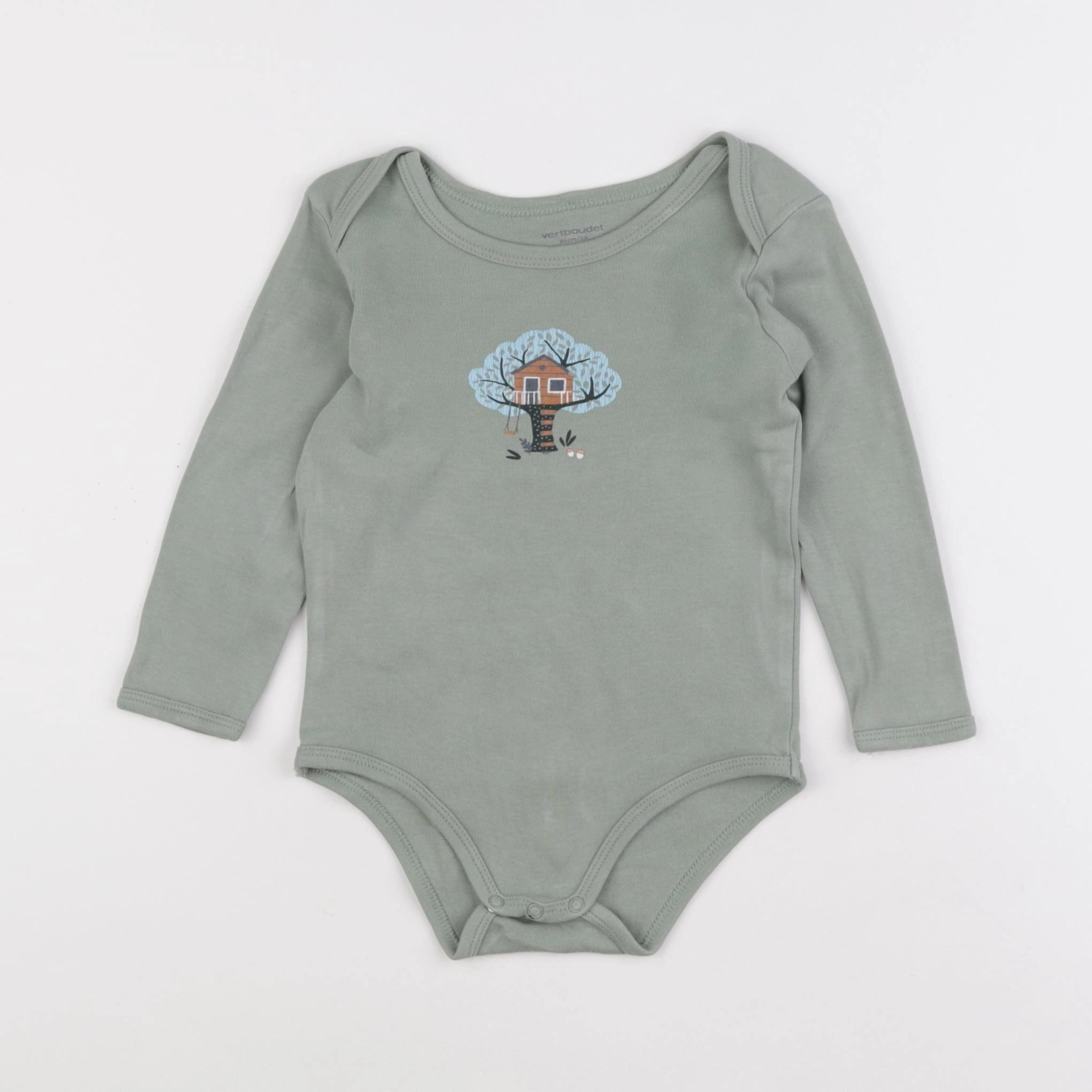 Vertbaudet - body vert - 2 ans